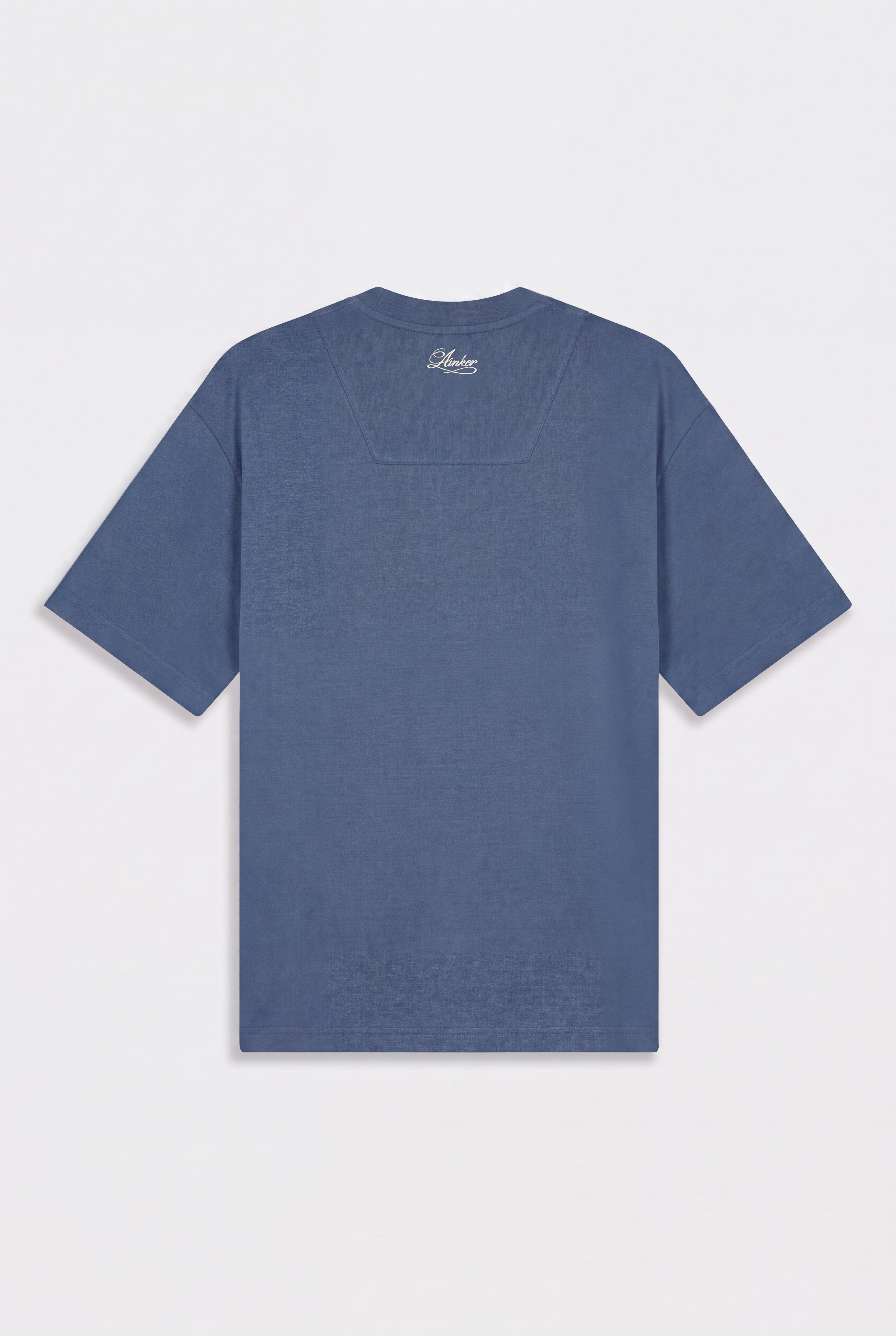 חולצה קצרה Mercerized 1015 Blue