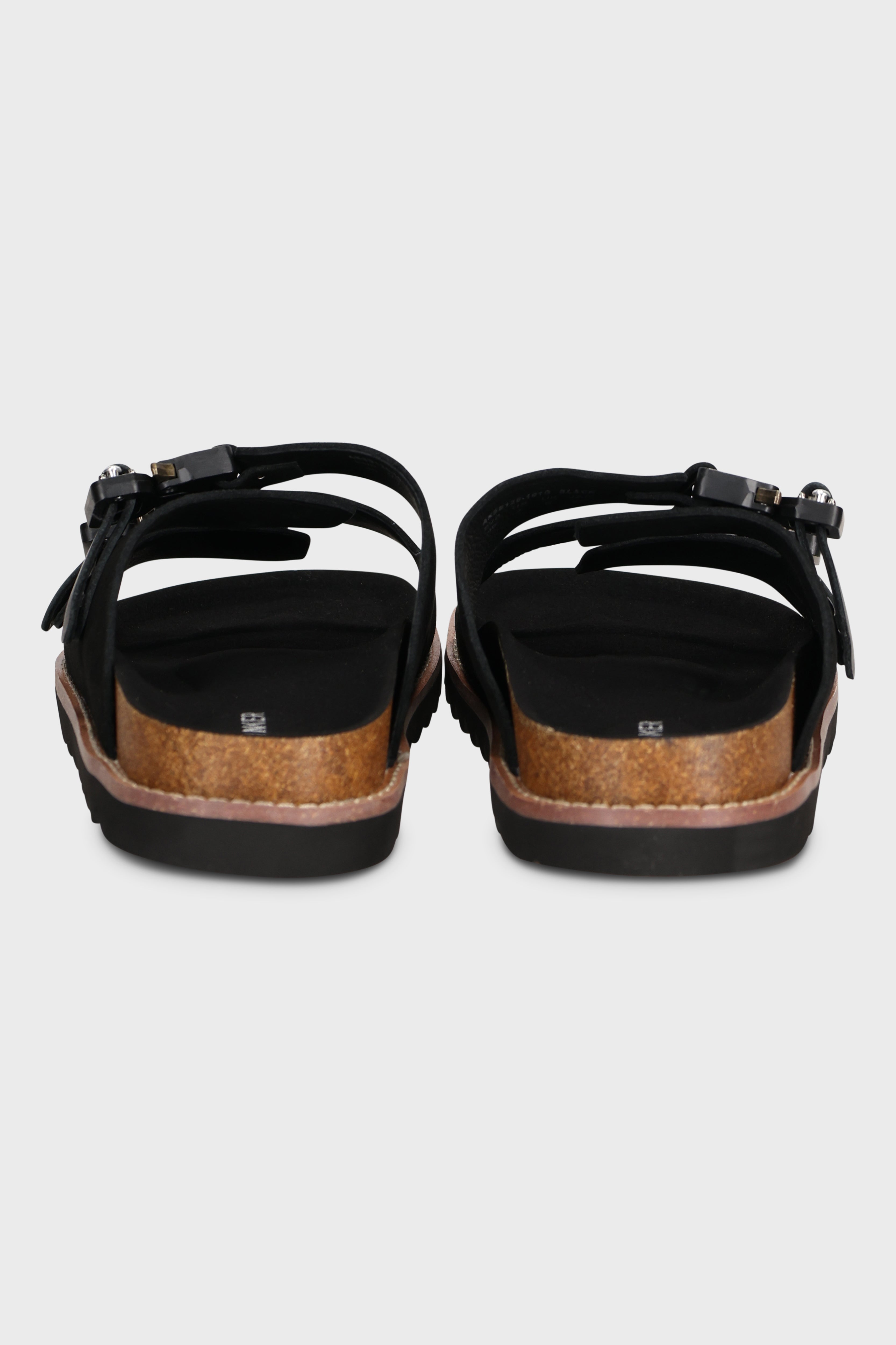 נעליים Swish Buckle Black Suede