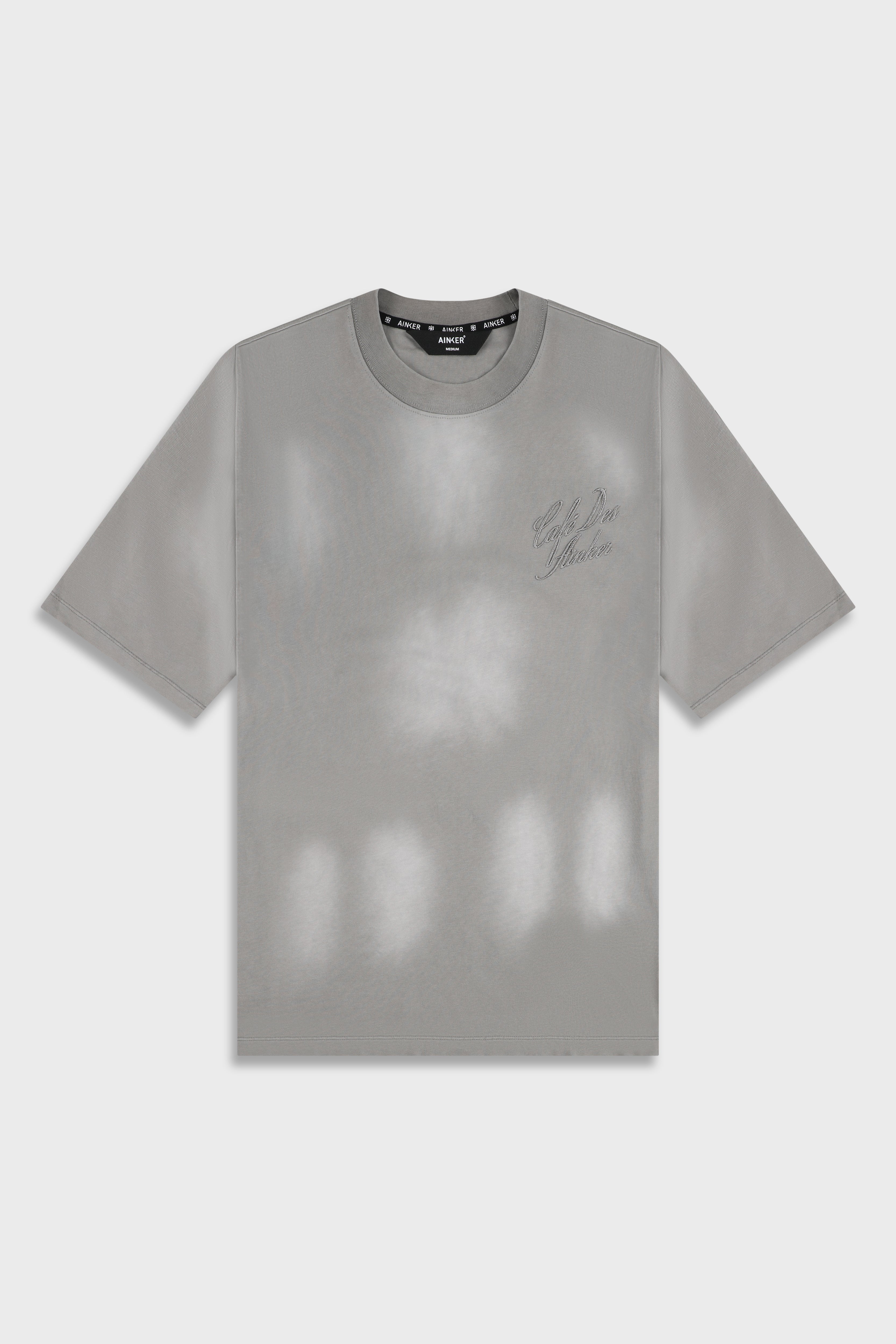 חולצה קצרה Cotton Wash 811 L.Gray