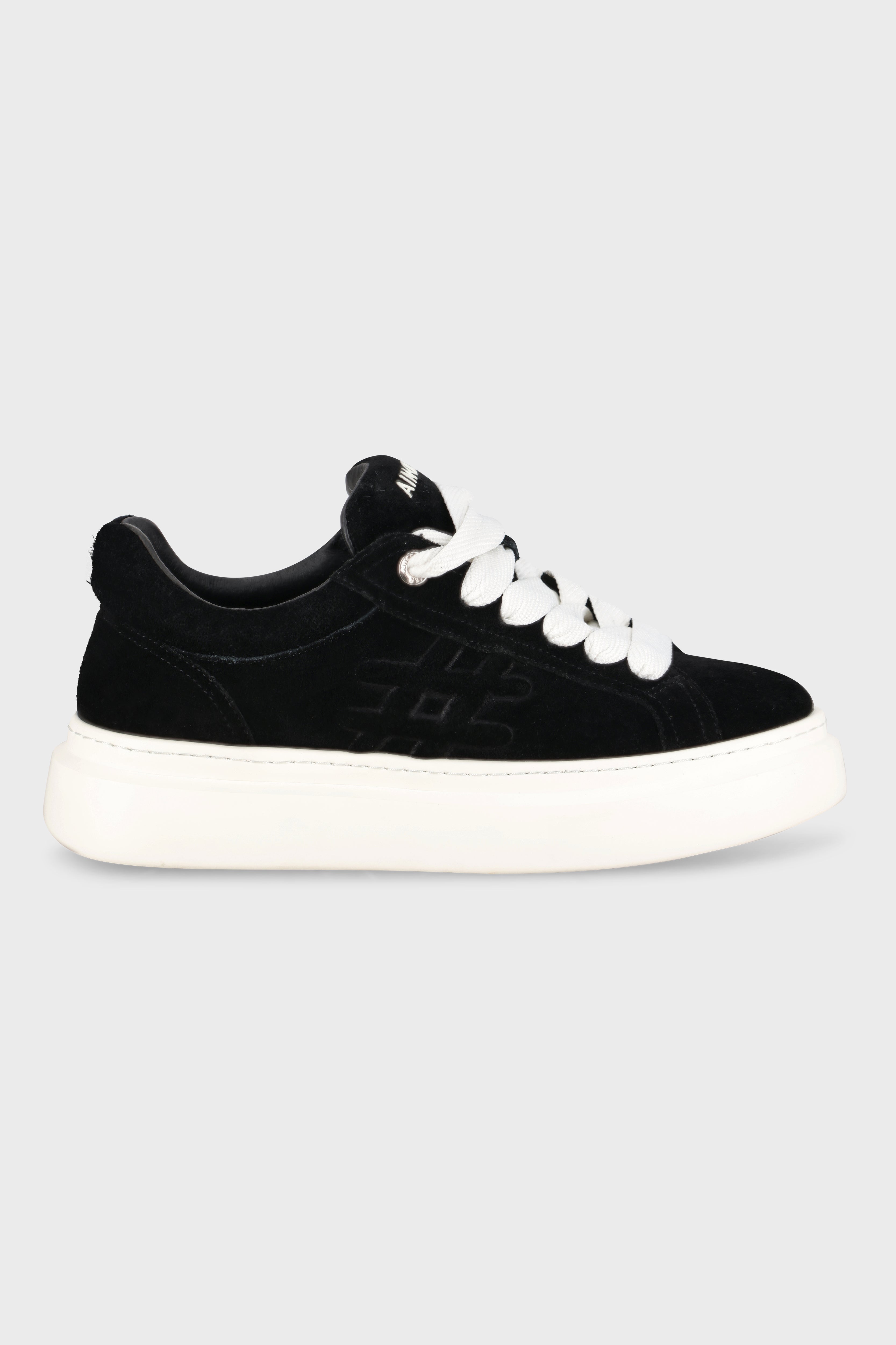 סניקרס Drop Line Black Suede