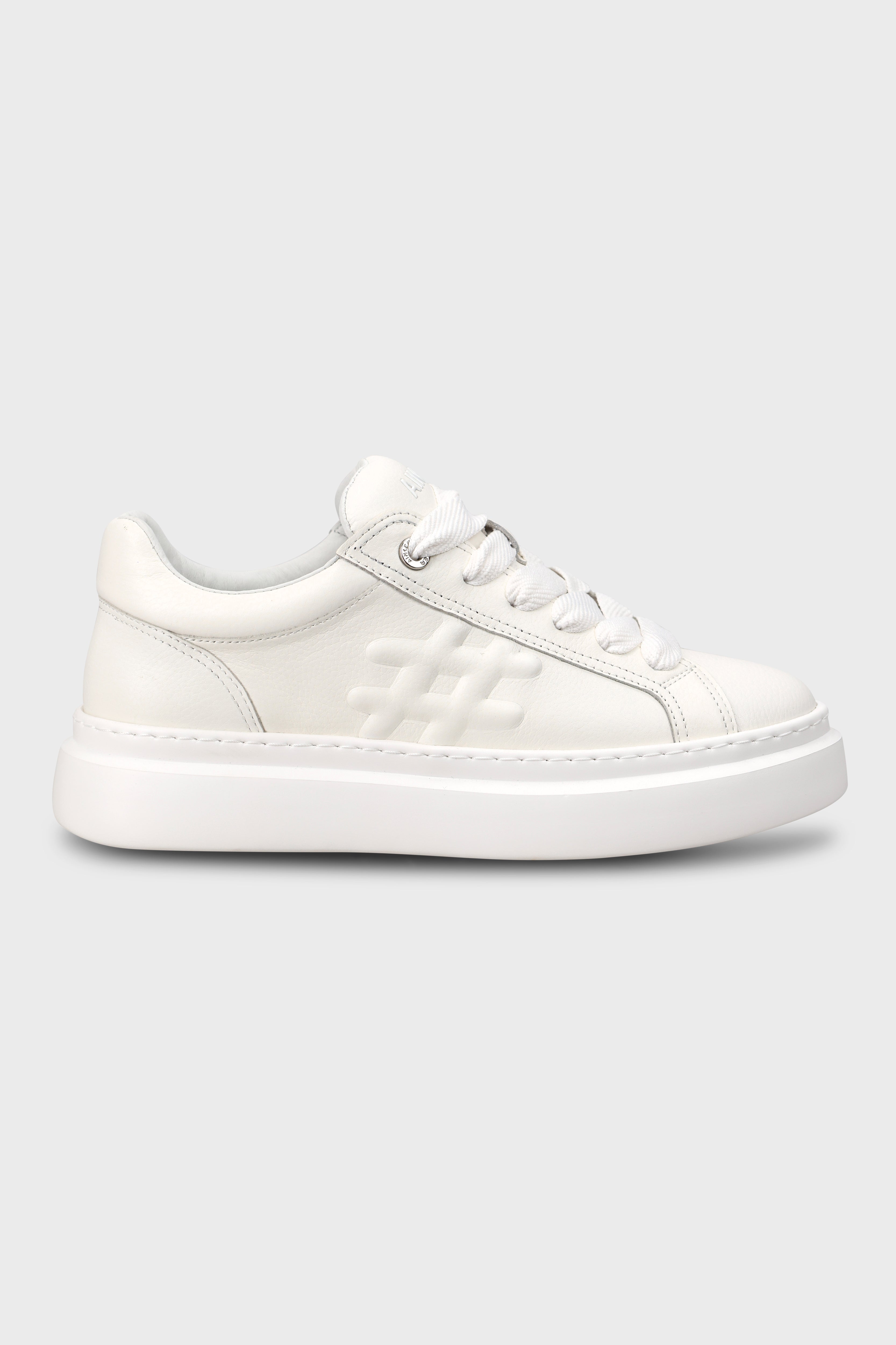סניקרס Drop Line White Leather