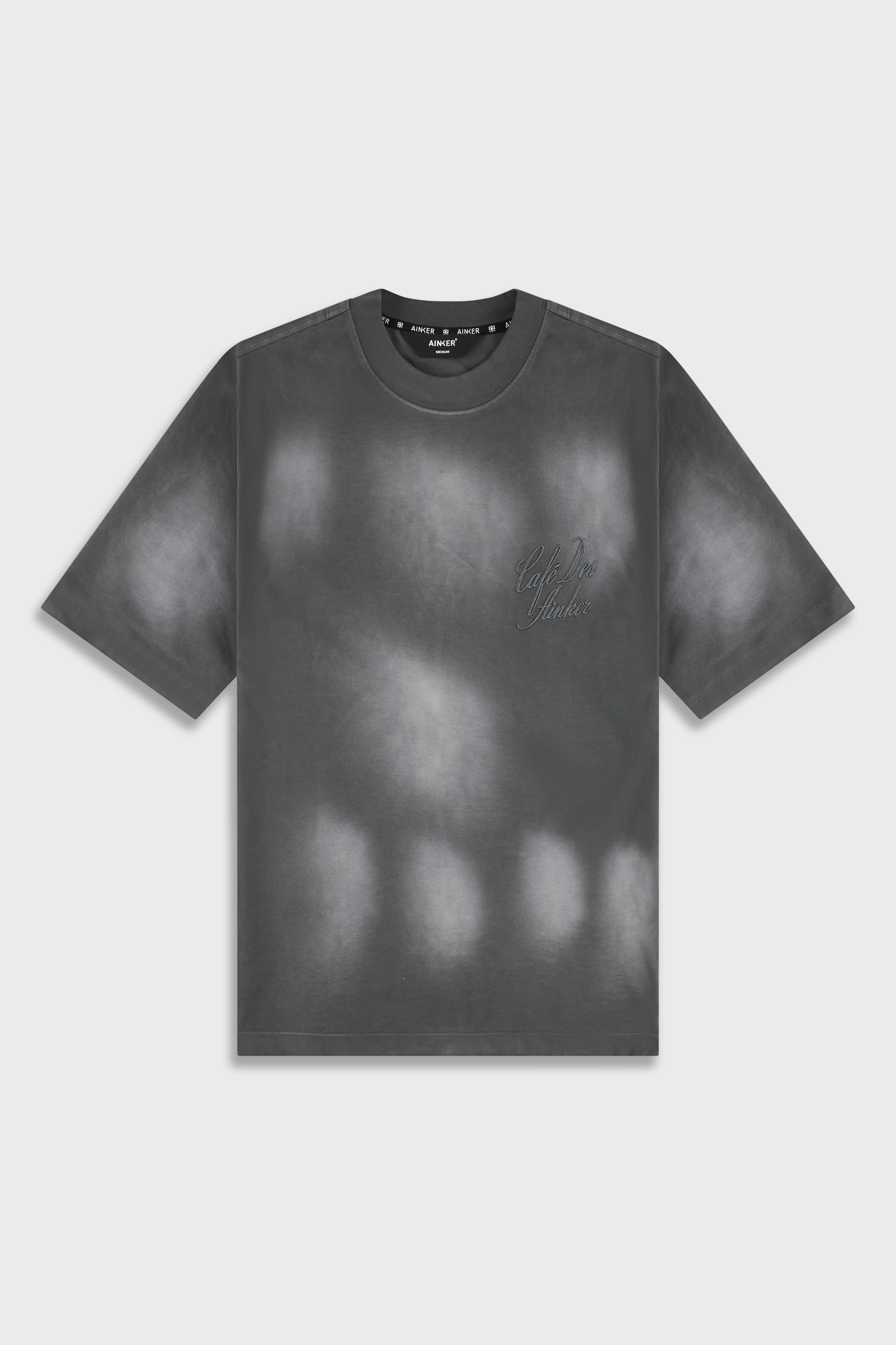 חולצה קצרה Cotton Wash 811 D.Gray