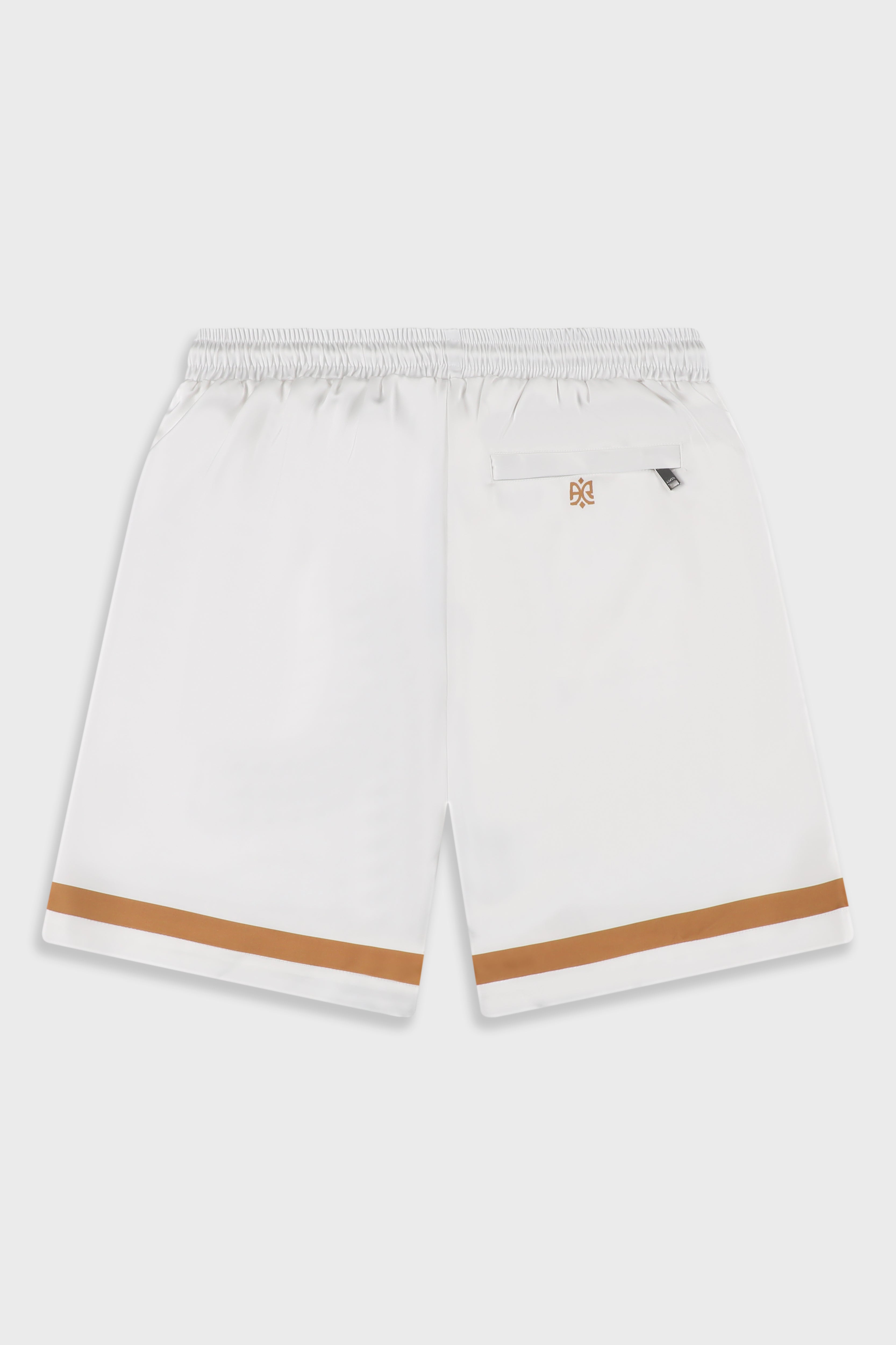 מכנס קצר Satin 841 White Orange