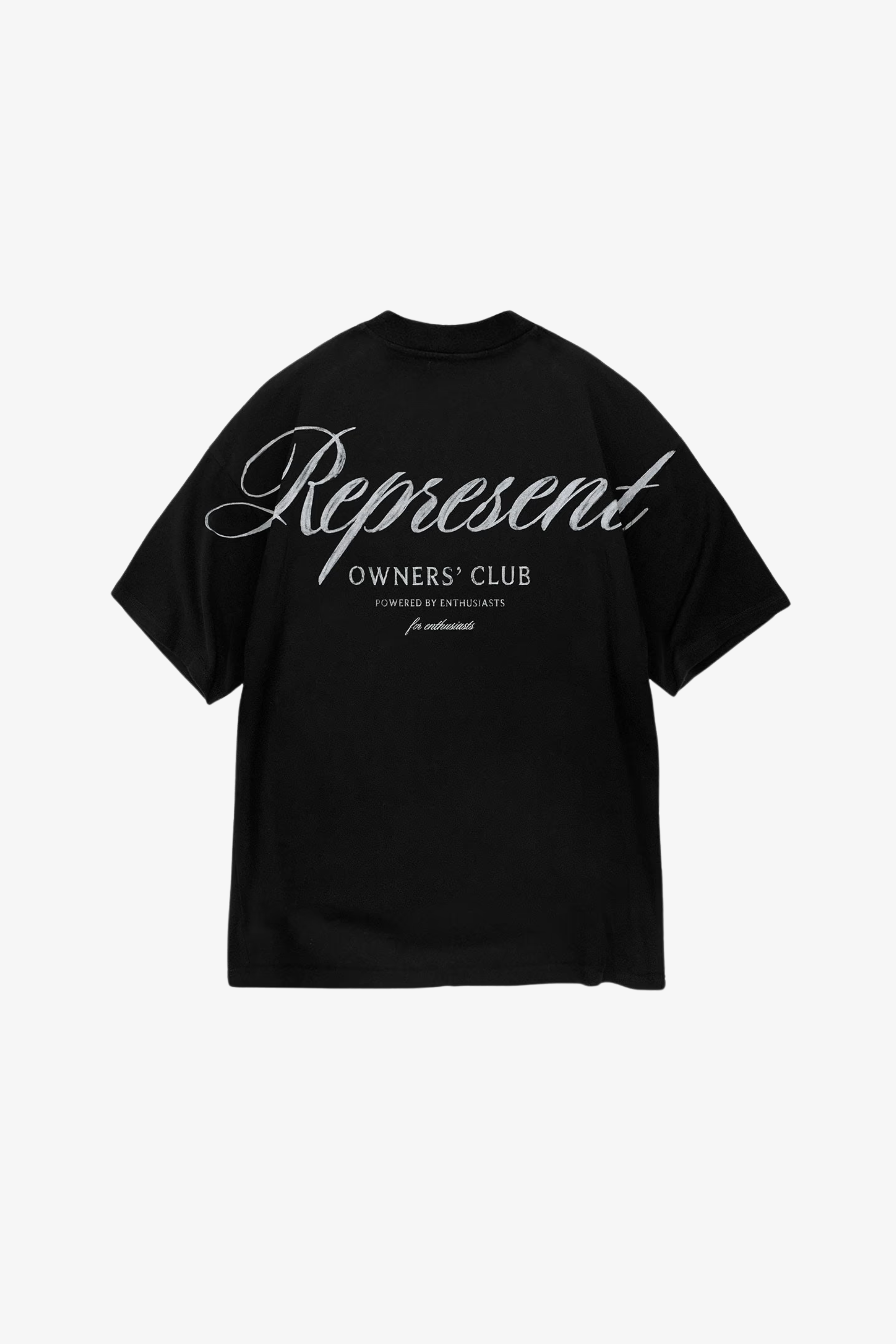 טי שירט Represent Owners Club Script שחורה