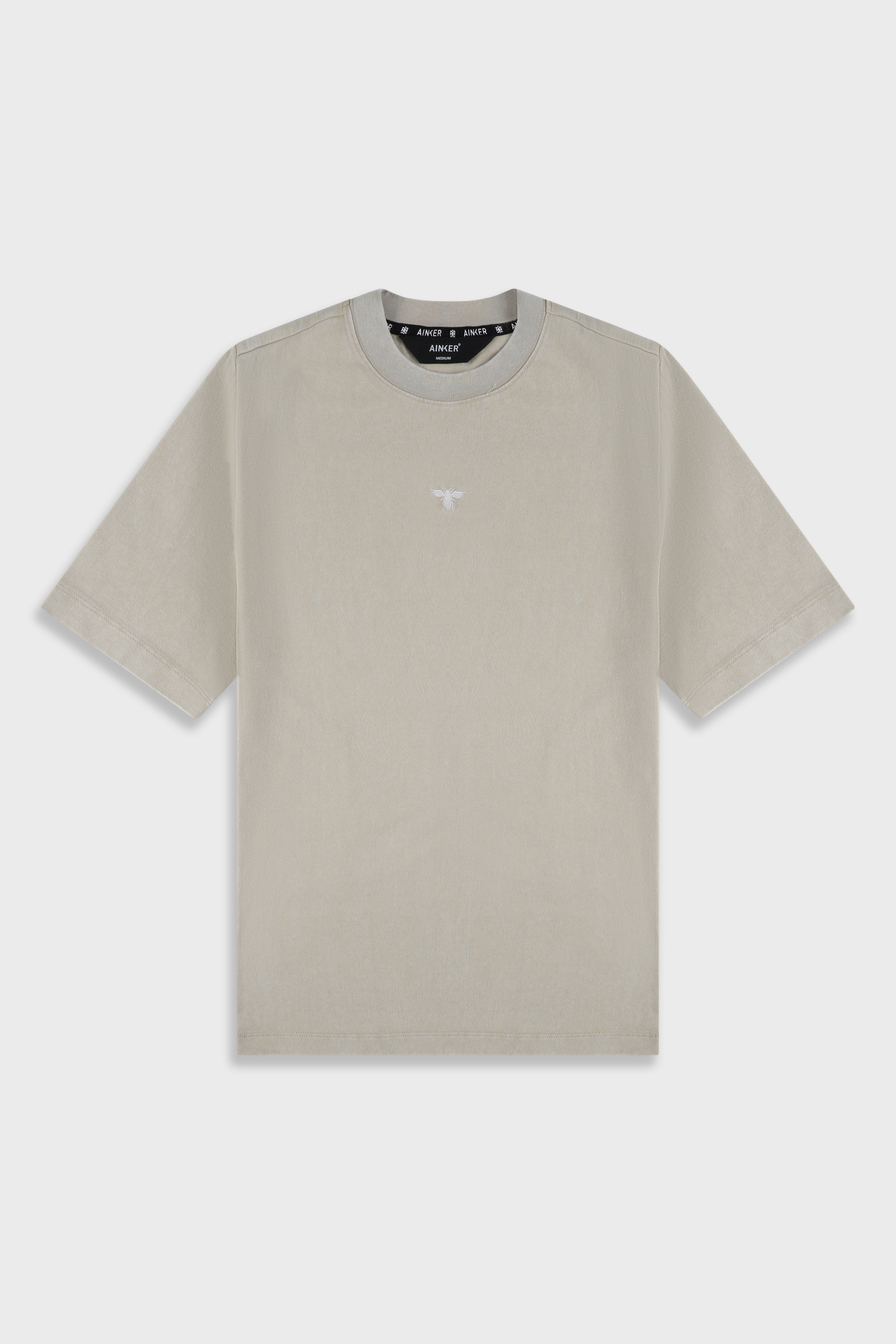 חולצה קצרה Cotton Wash 856 Beige