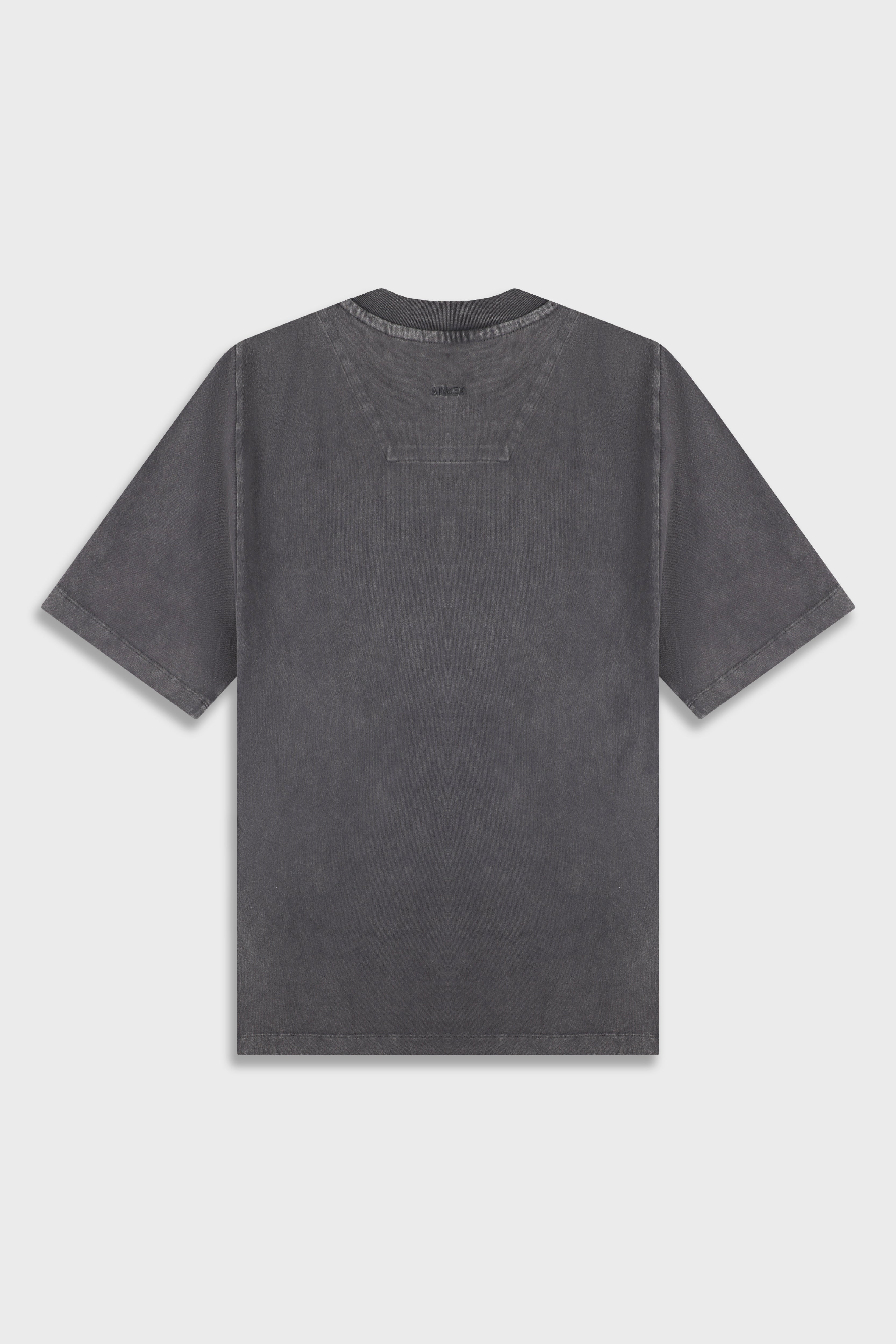 חולצה קצרה Cotton Wash 856 D.Gray