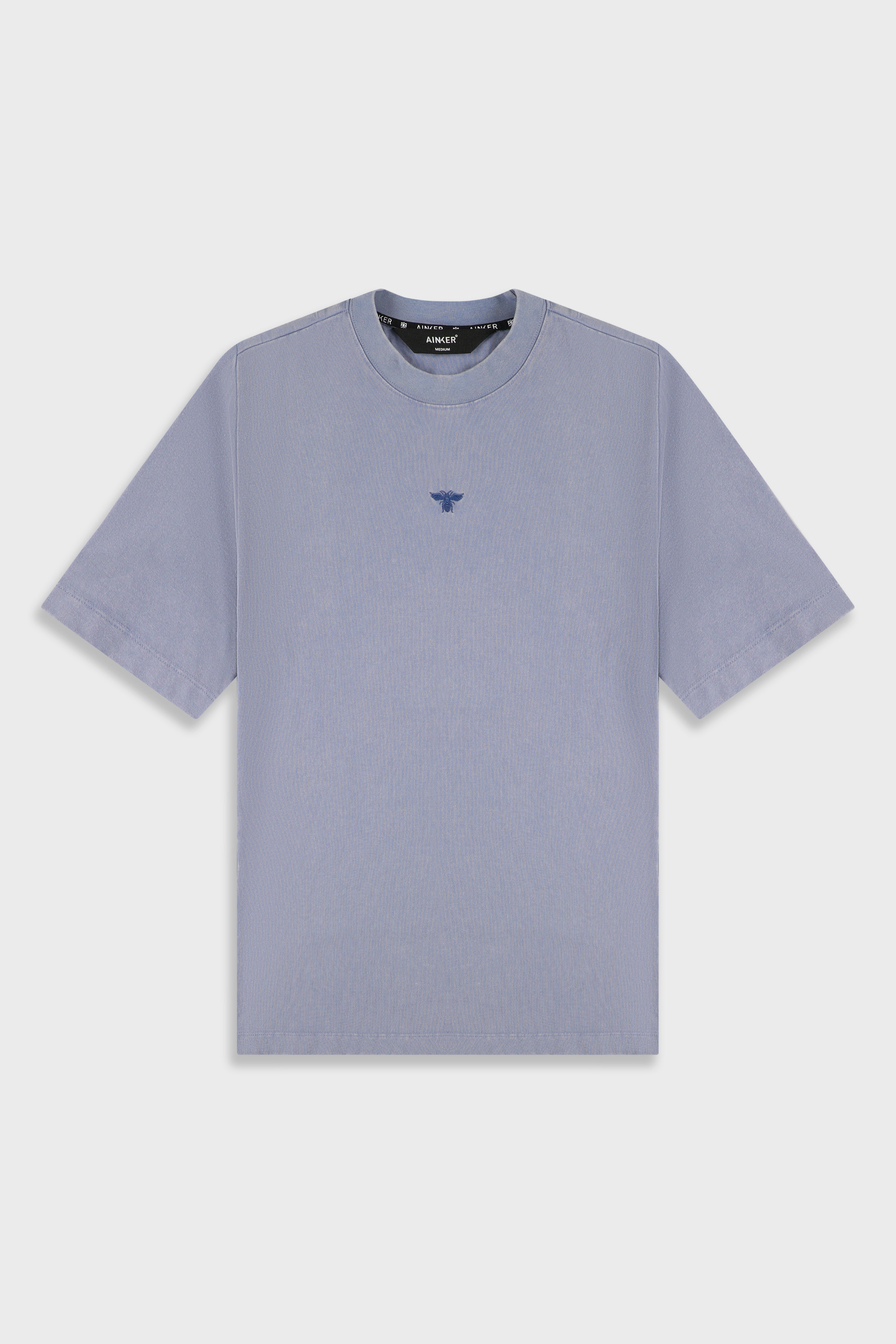 חולצה קצרה Cotton Wash 856 L.Blue