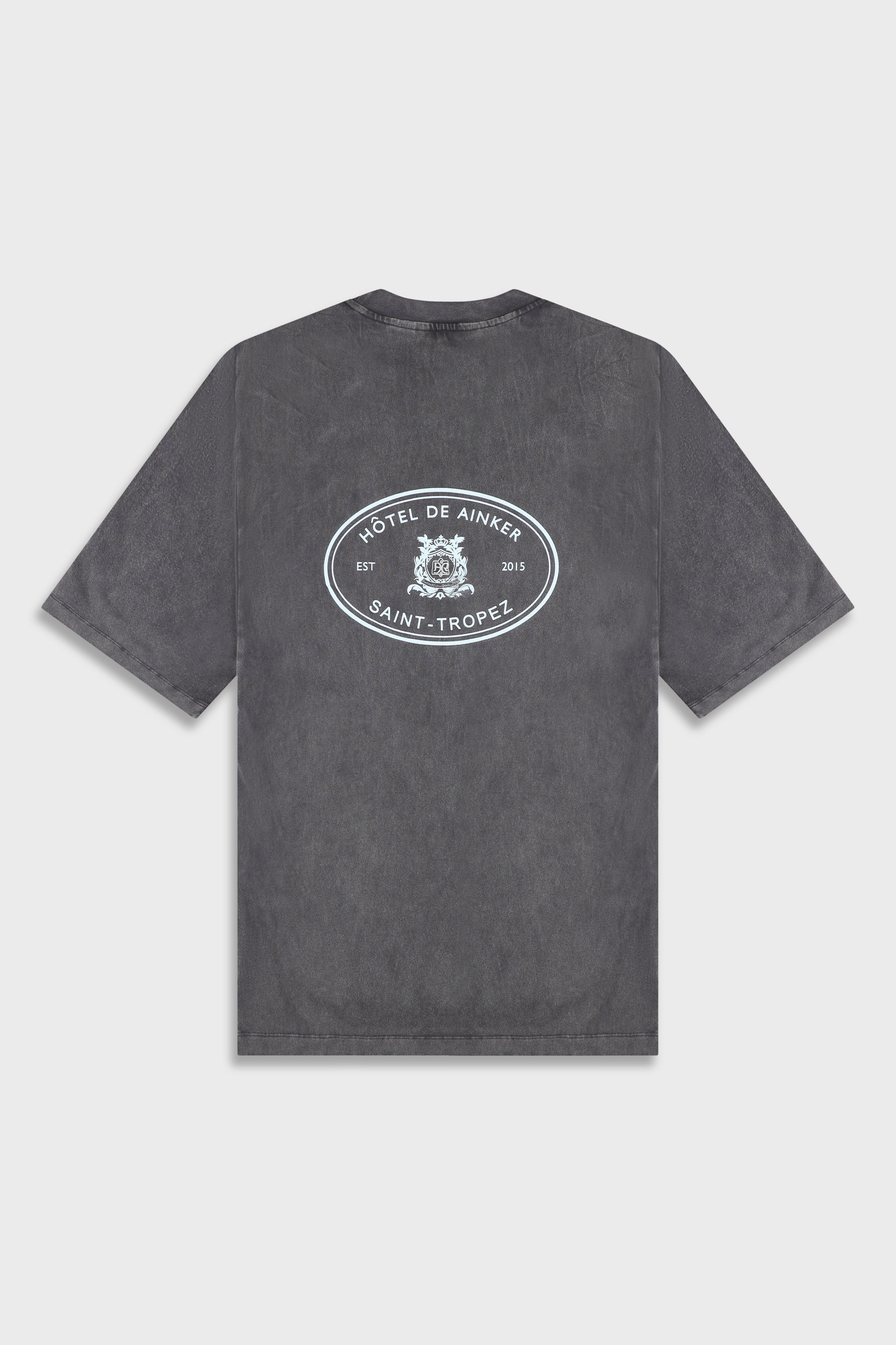 חולצה קצרה Cotton Wash 740 D.Gray