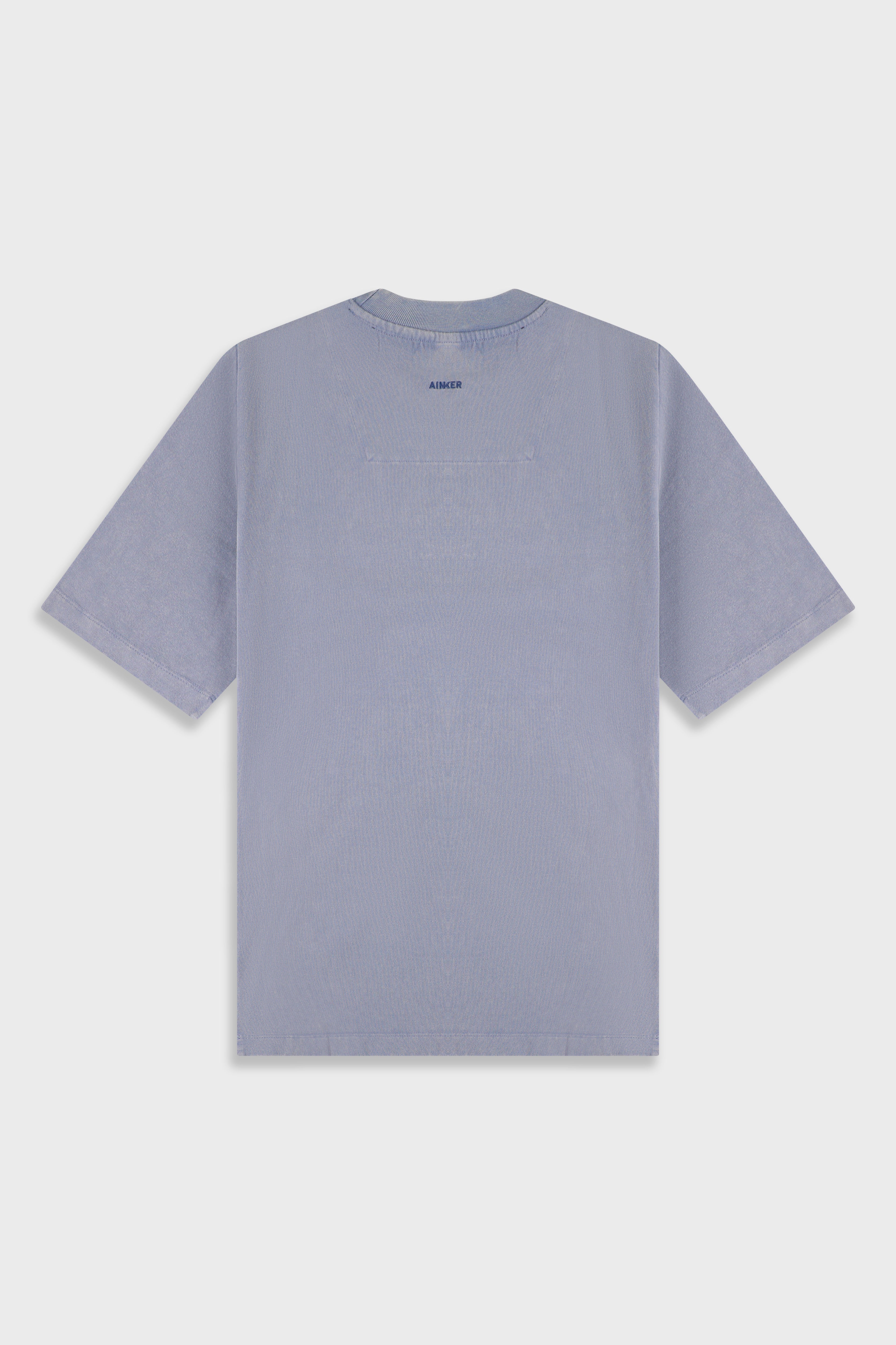 חולצה קצרה Cotton Wash 856 L.Blue