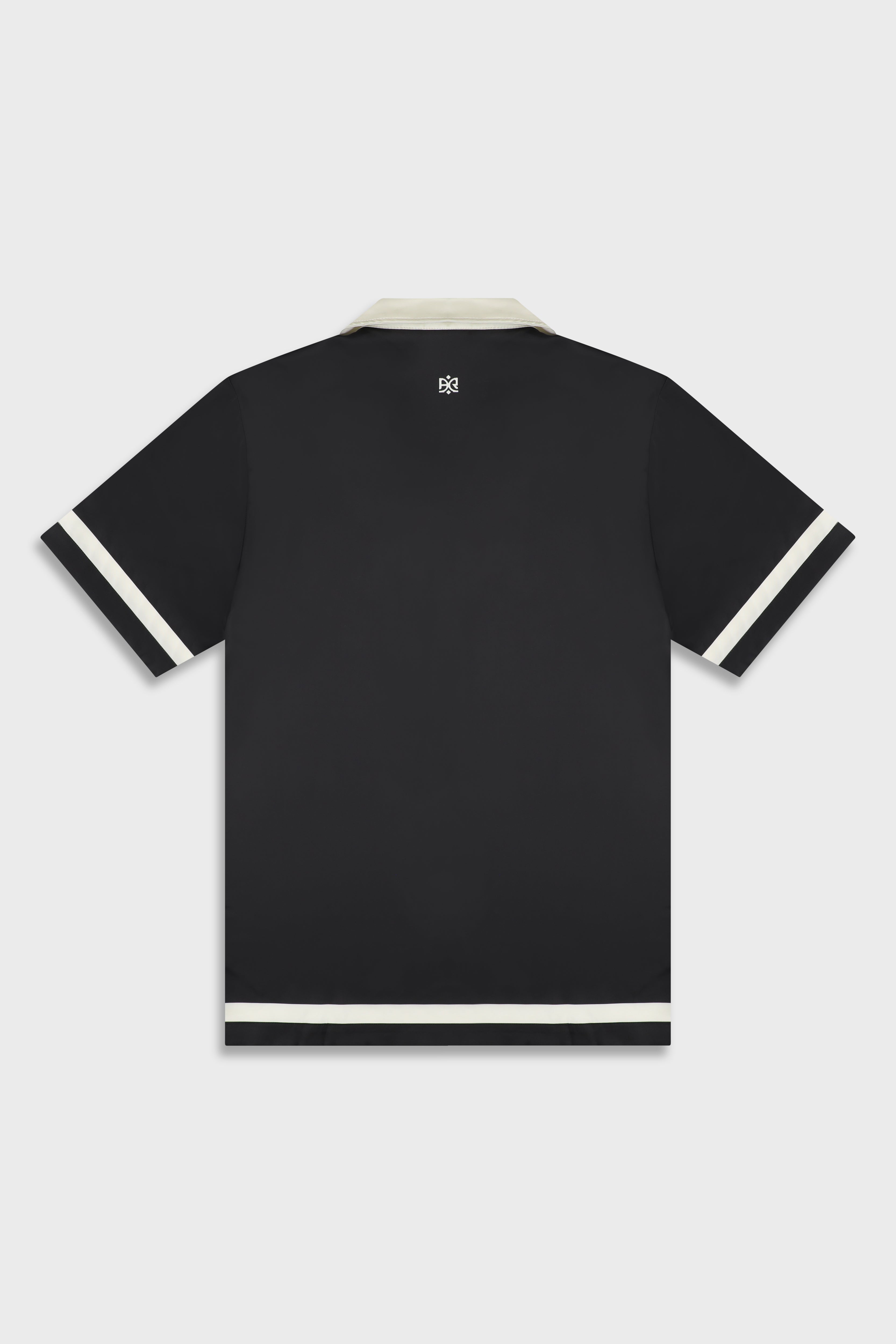חולצה מכופתרת Satin 841 Black