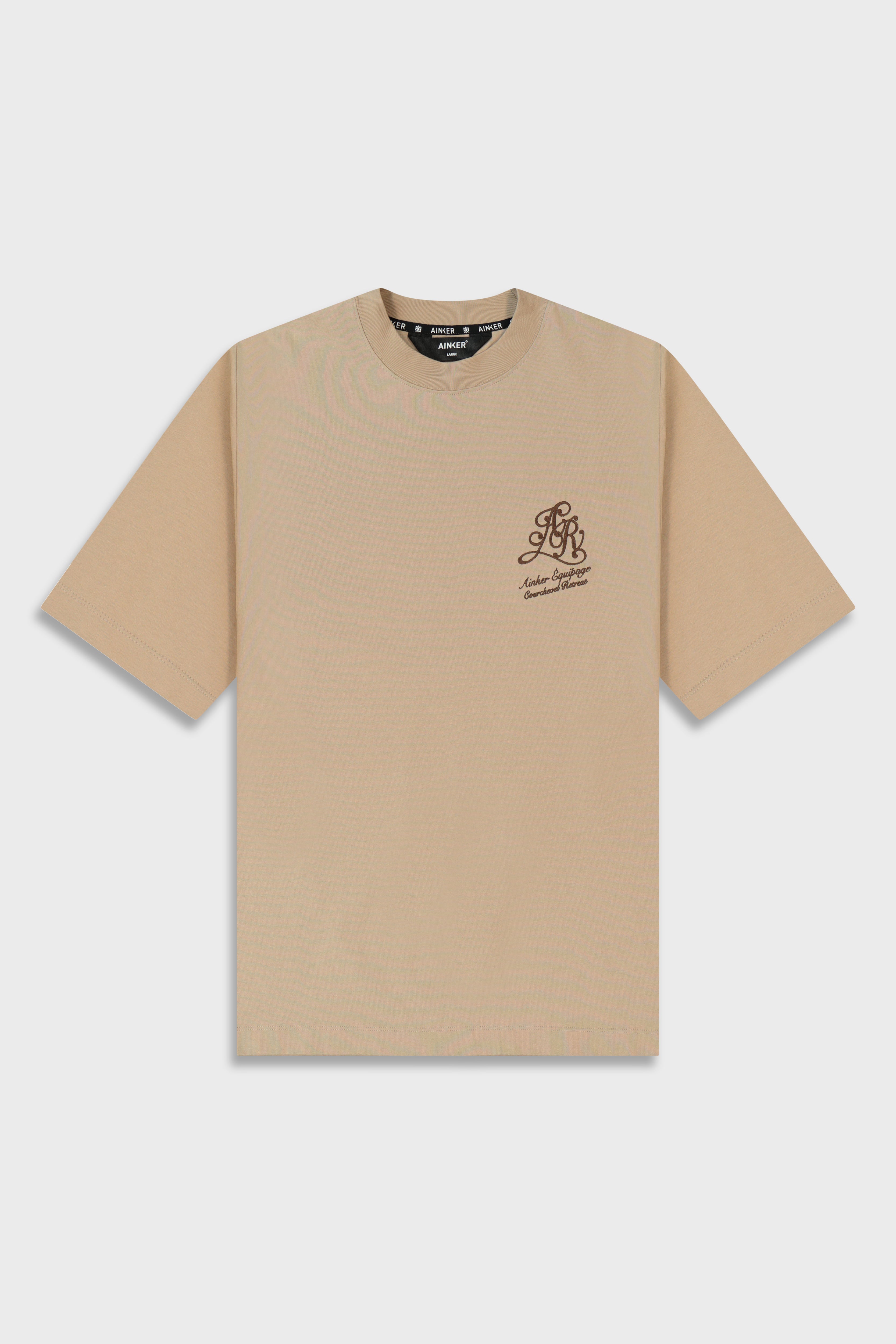 חולצת טישרט כותנה 567 מוקה