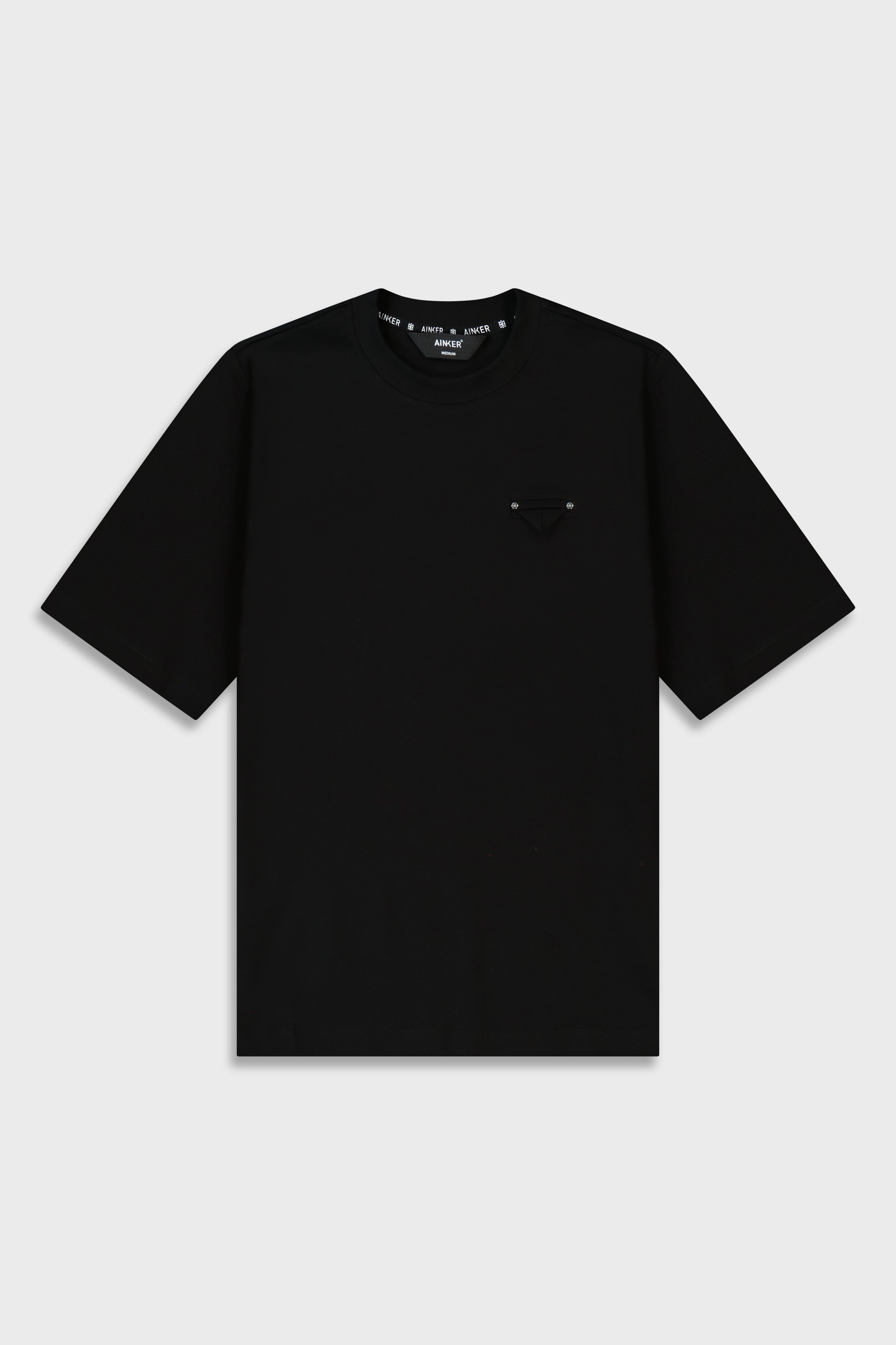חולצת טישרט מרסריז 545 שחורה - Ainker