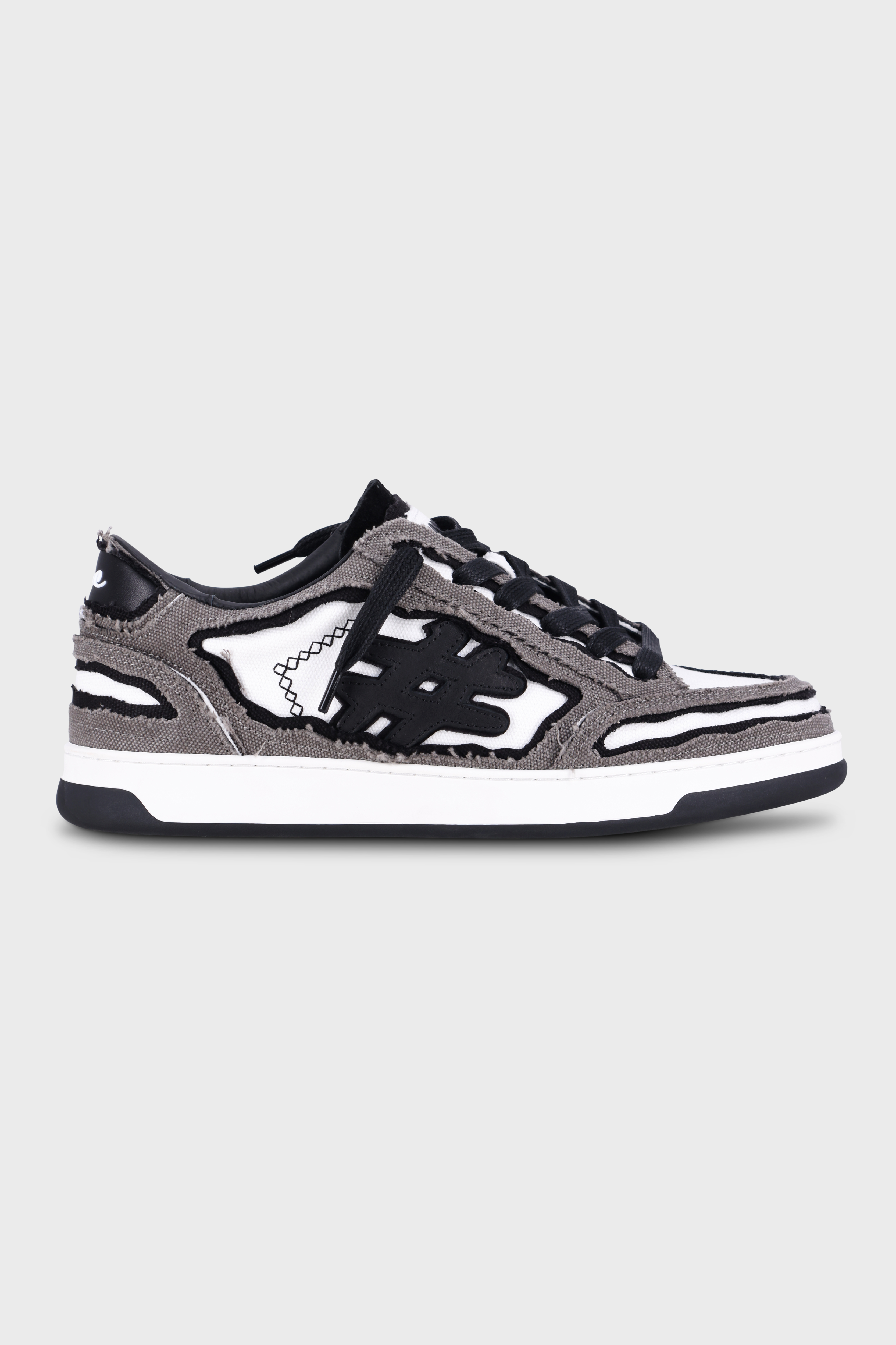 סניקרס Lay Up Canvas White Black Gray