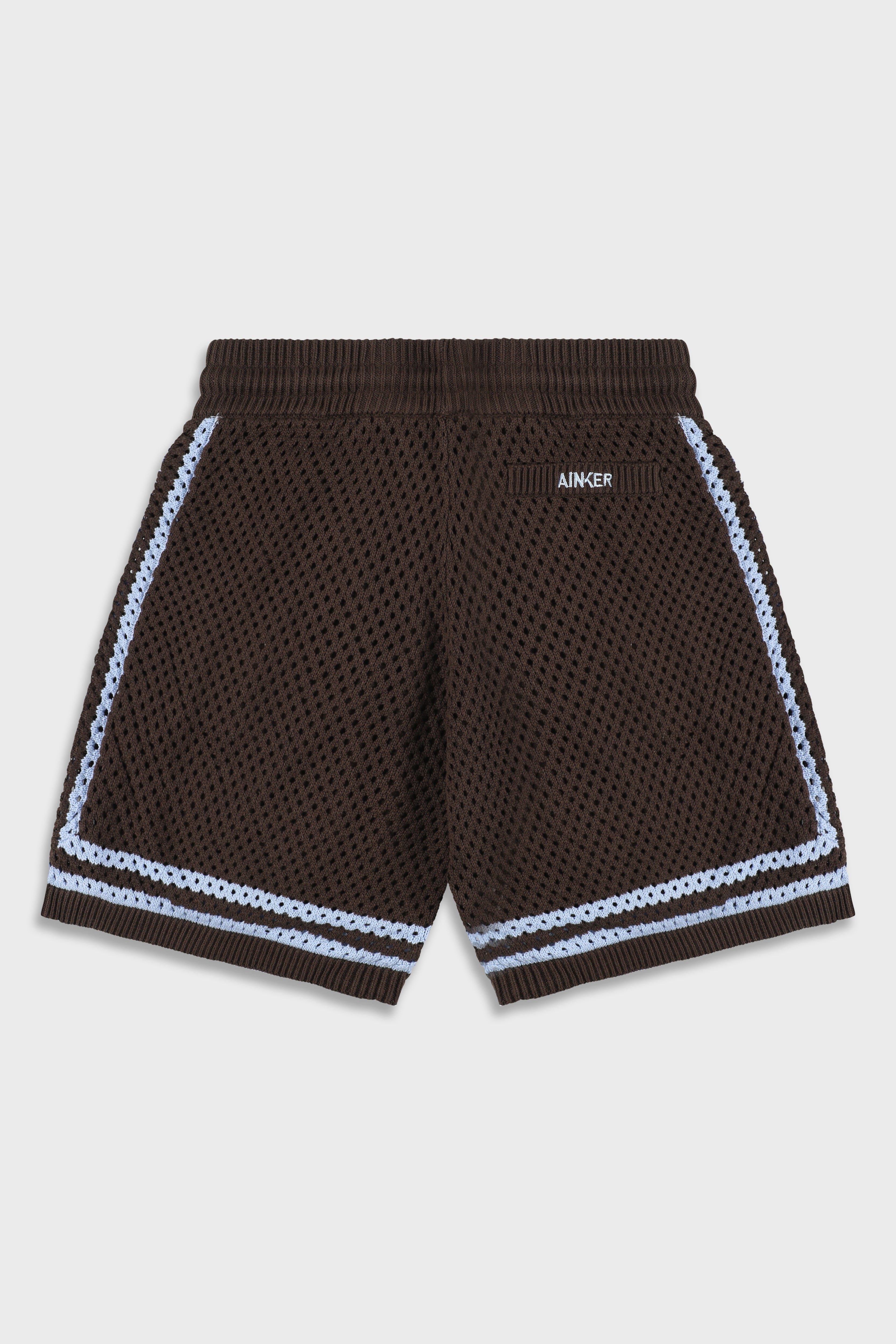 מכנס קצר Brown Mesh 804