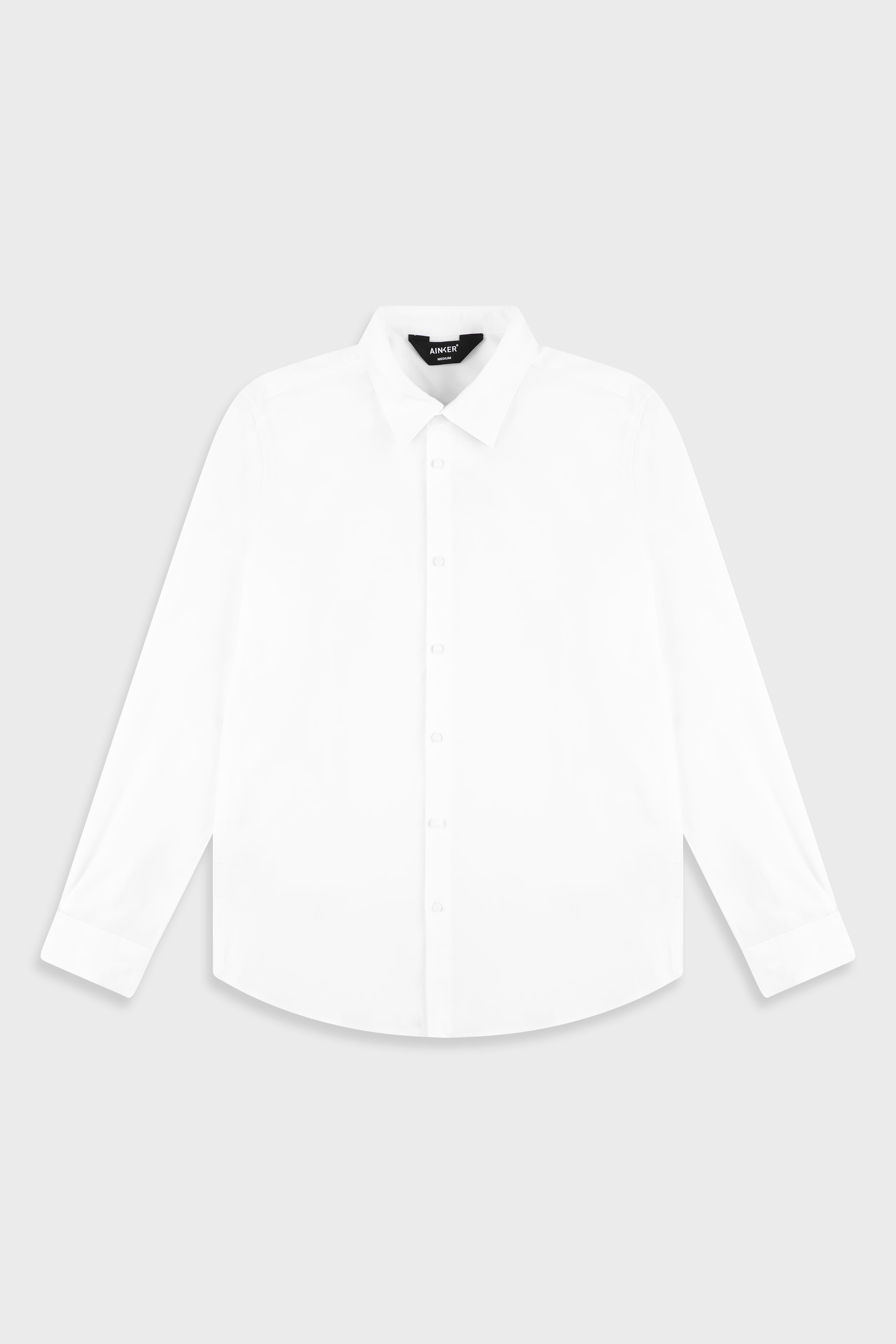 חולצה מכופתרת Wool Blend White 779 Button