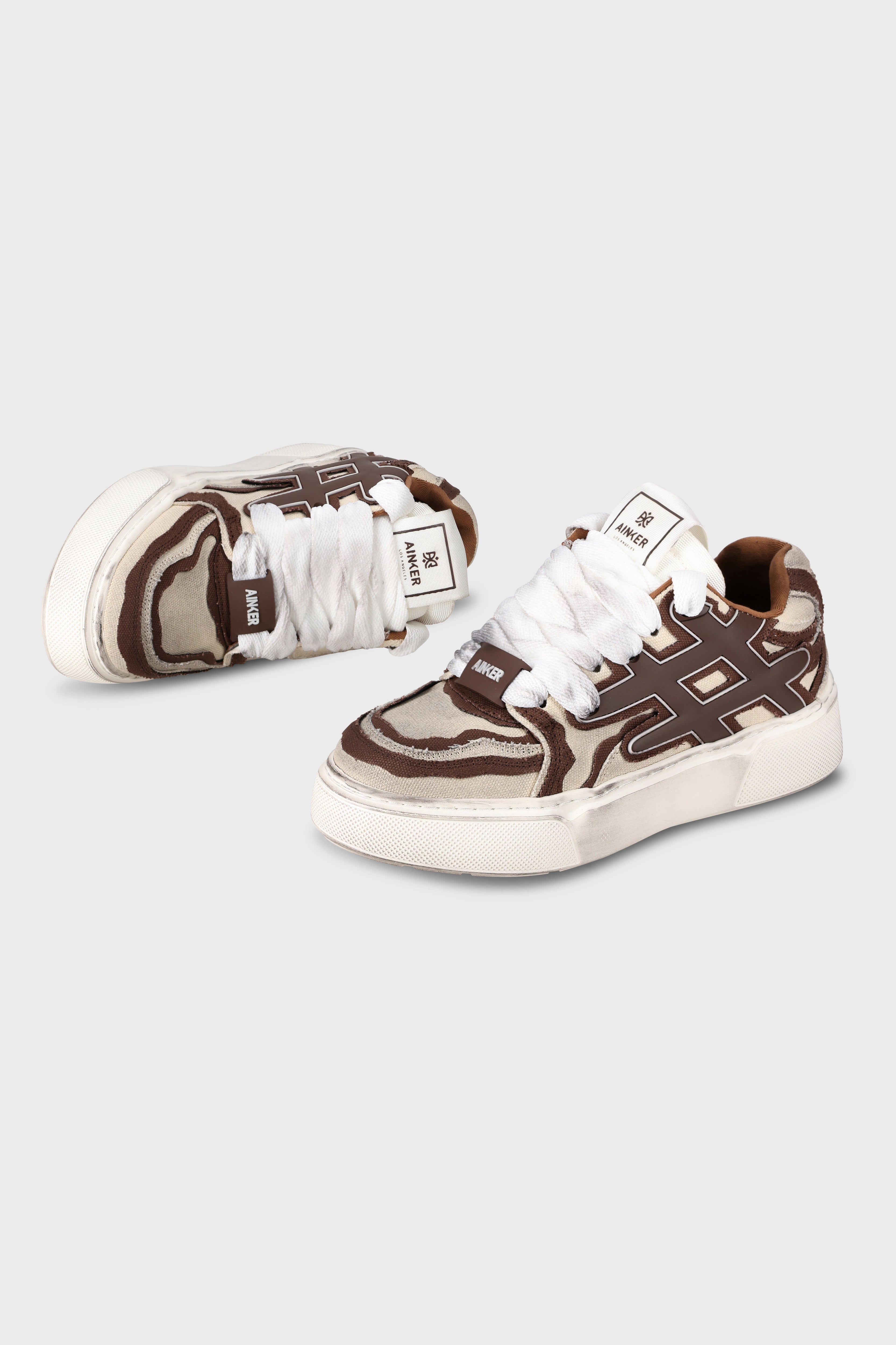 סניקרס Backdoor Canvas Beige Brown
