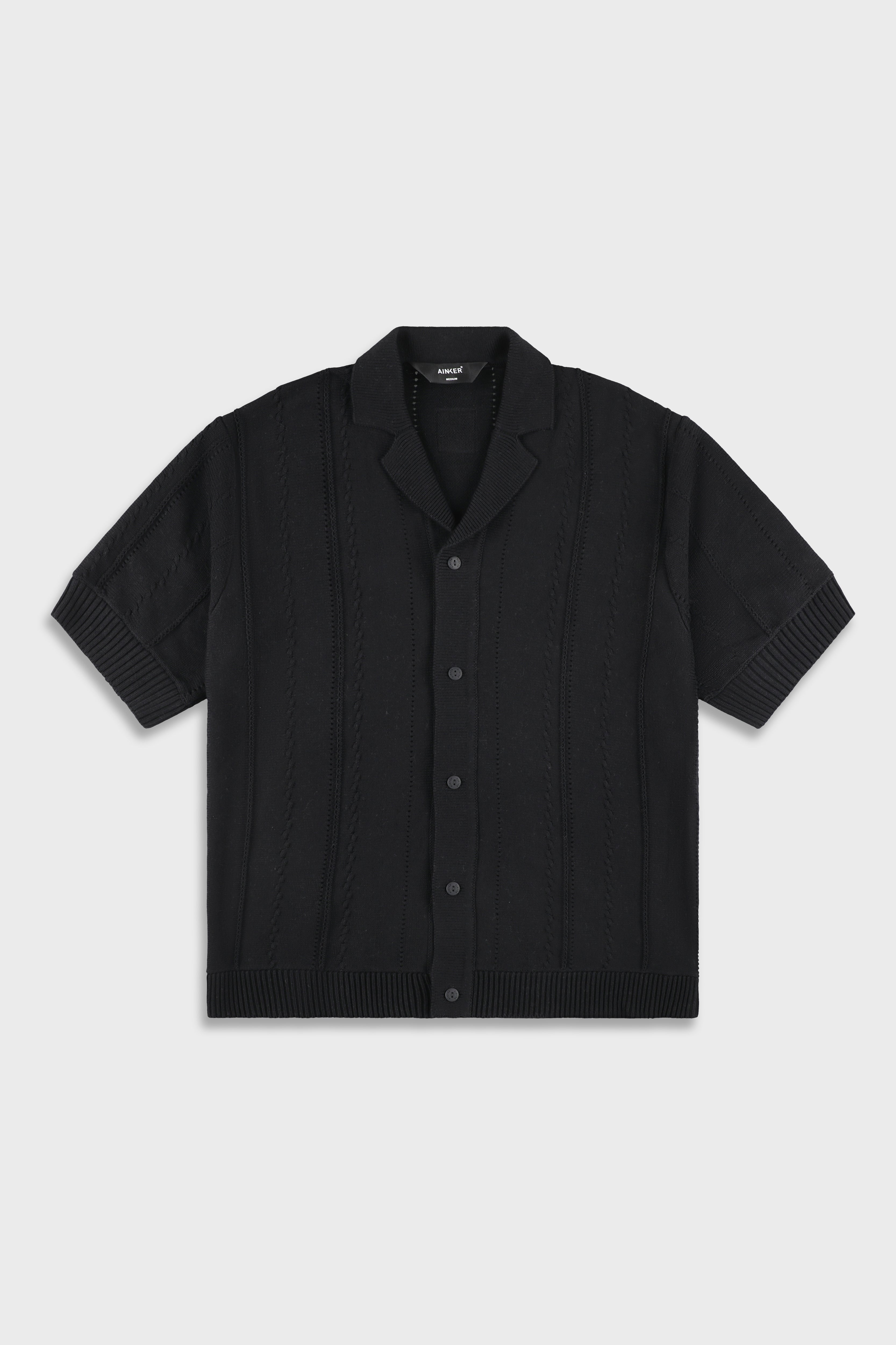 חולצה מכופתרת Black 720