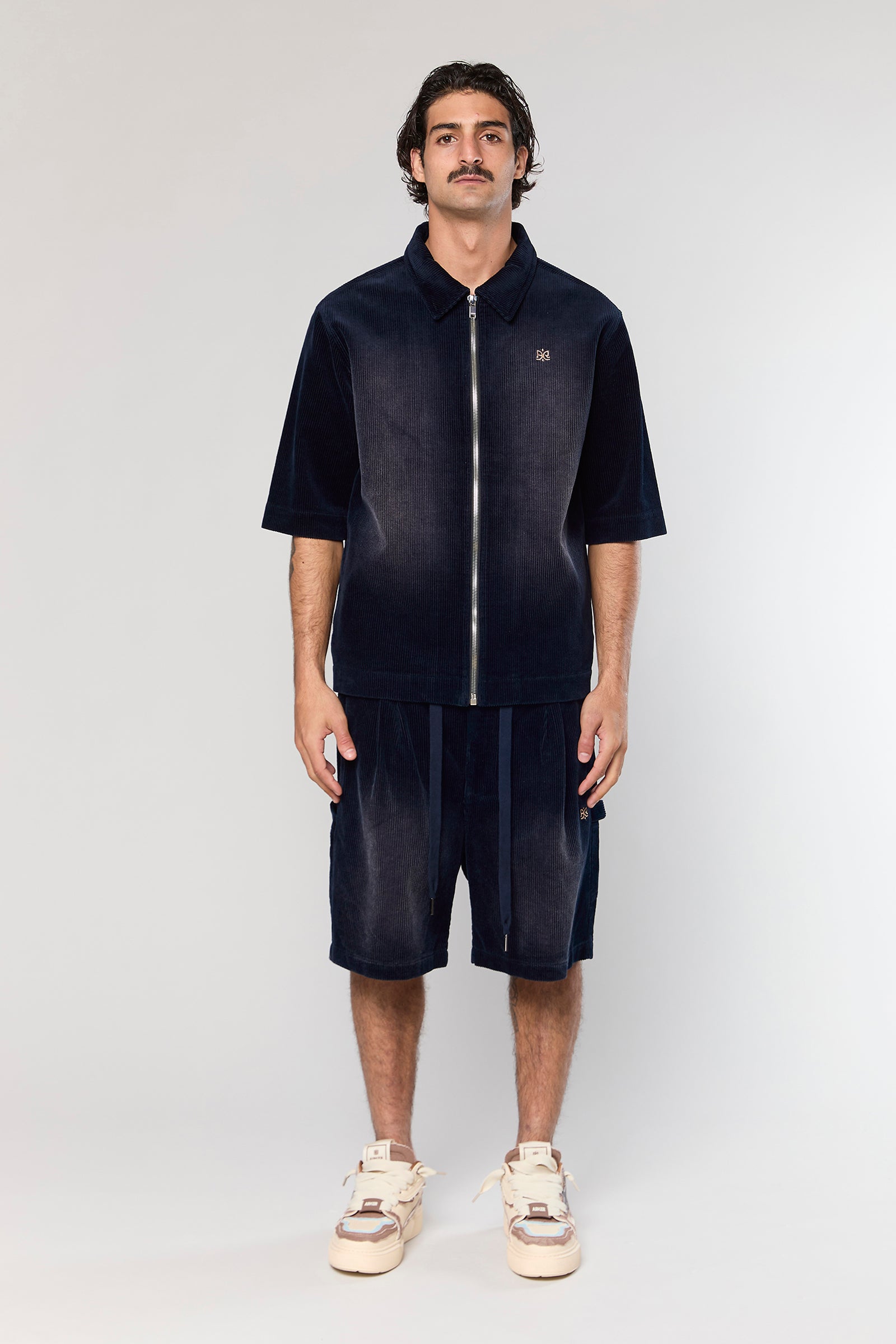 ז'קט Wash Corduroy 708 Navy