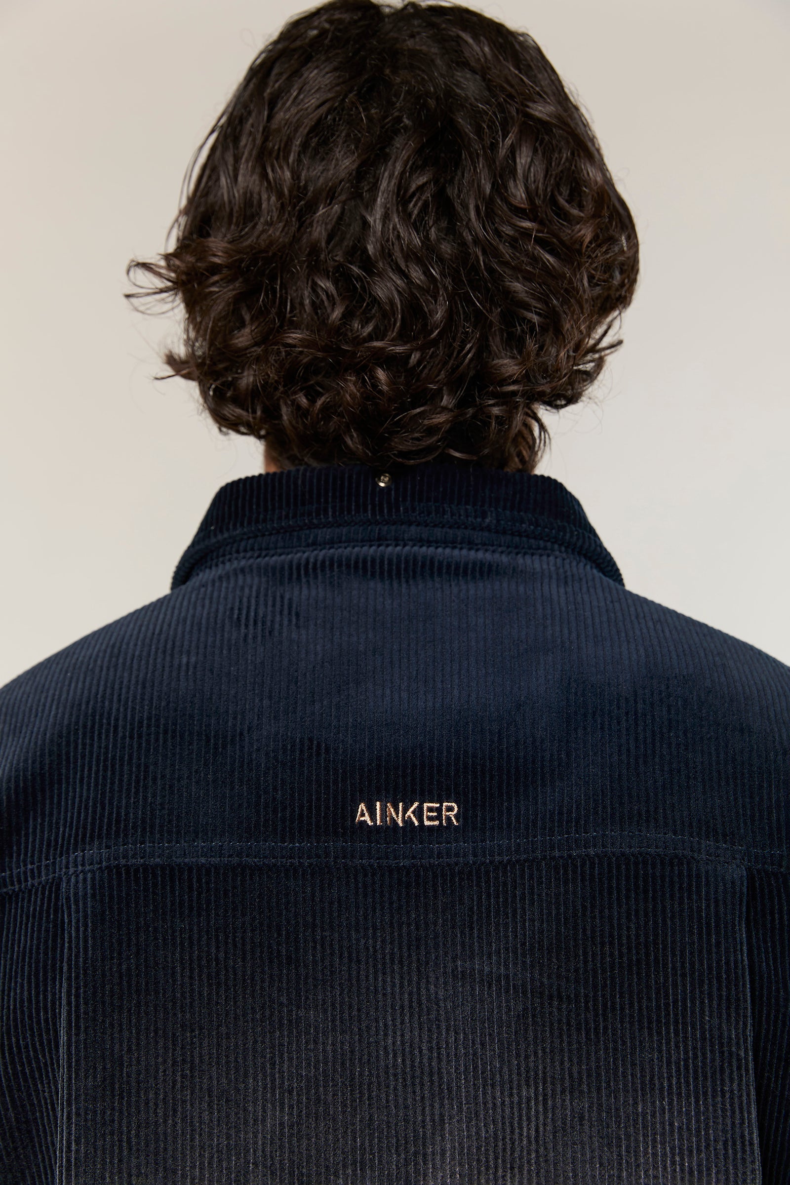 ז'קט Wash Corduroy 708 Navy