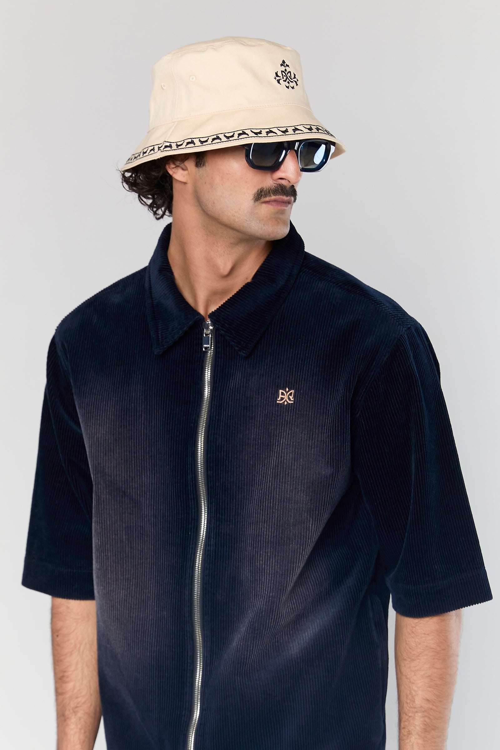 ז'קט Wash Corduroy 708 Navy