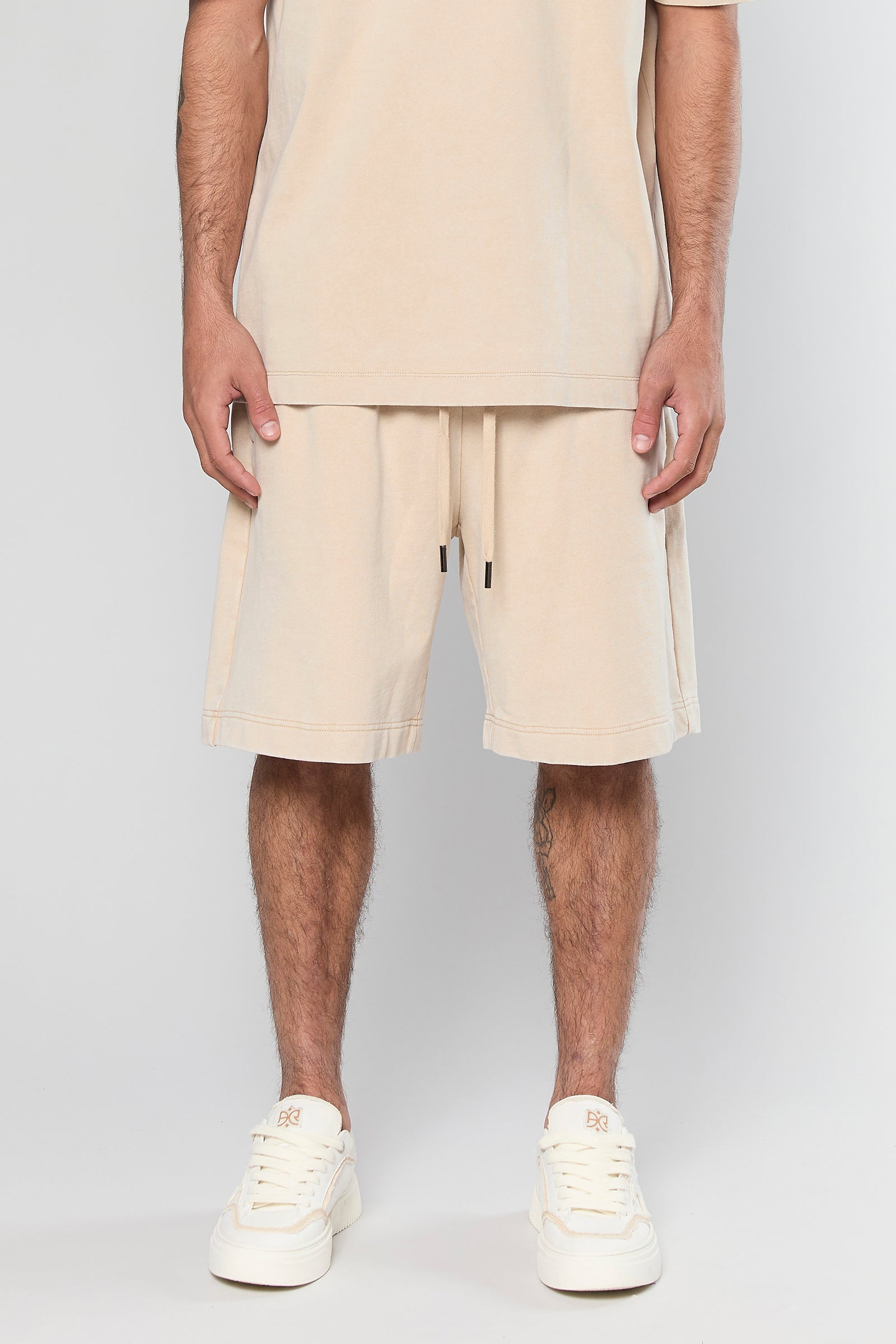 מכנס קצר 856 Beige Wash