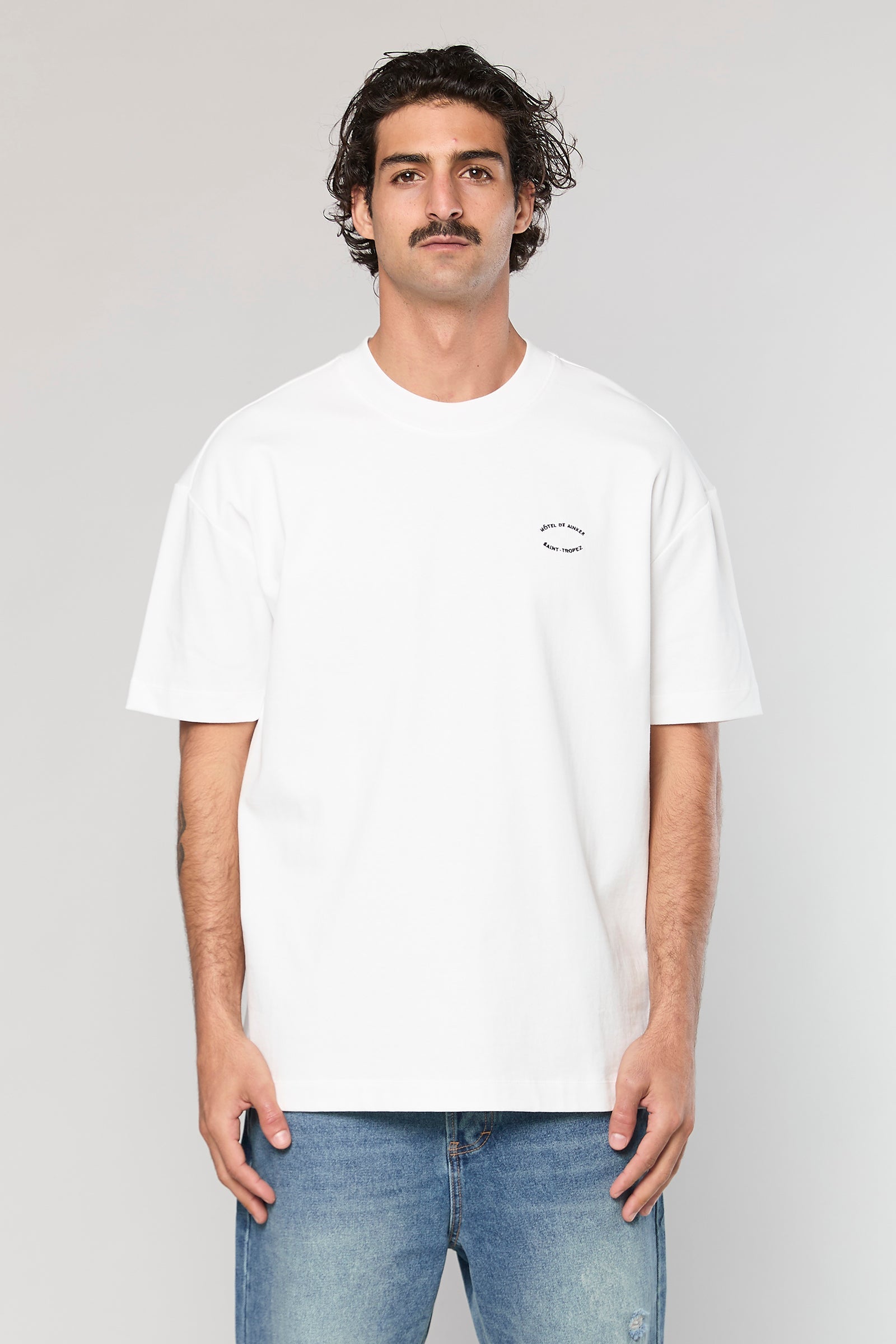 חולצה קצרה Cotton 740 White