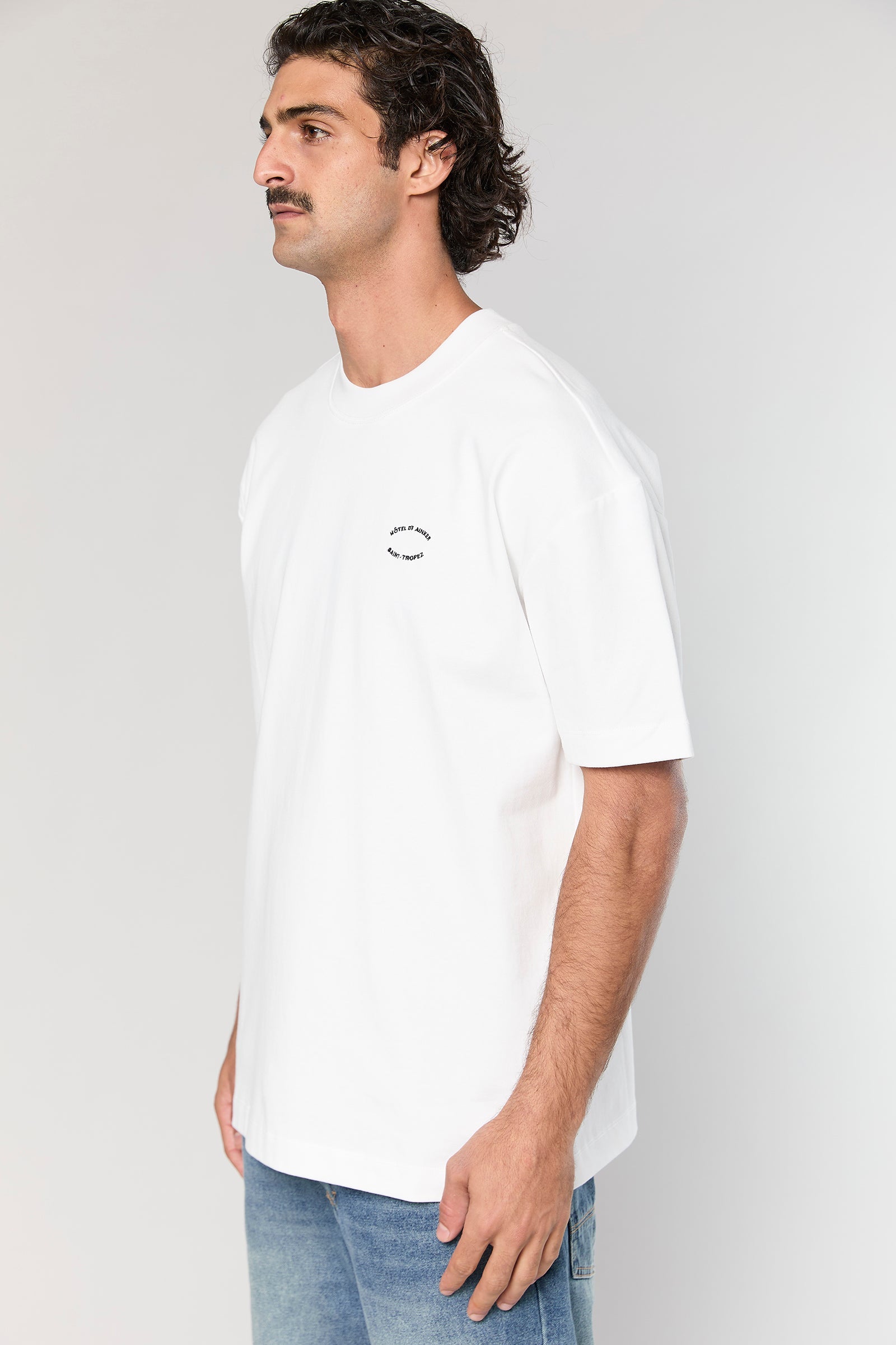 חולצה קצרה Cotton 740 White