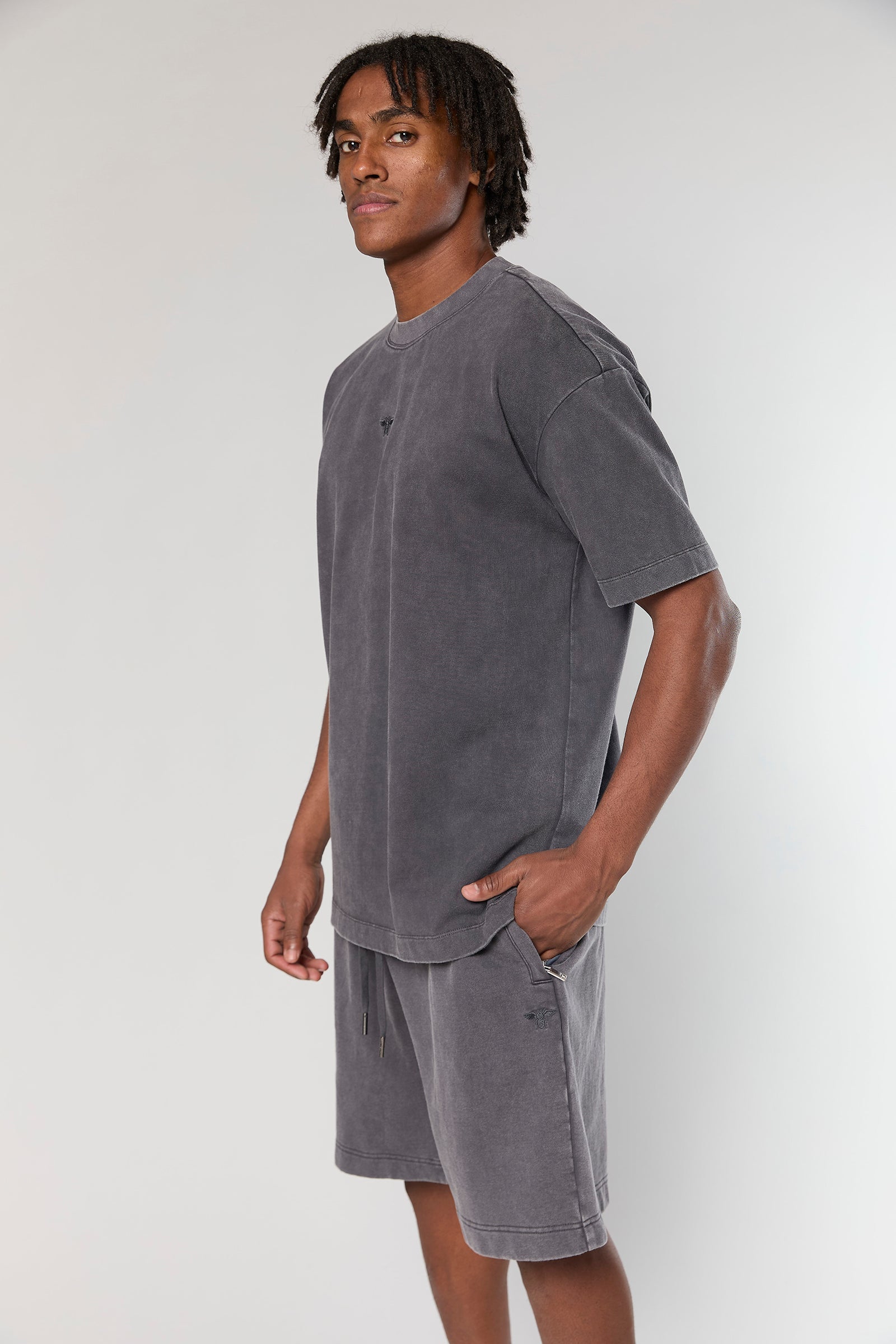 מכנס קצר 856 D.Gray Wash