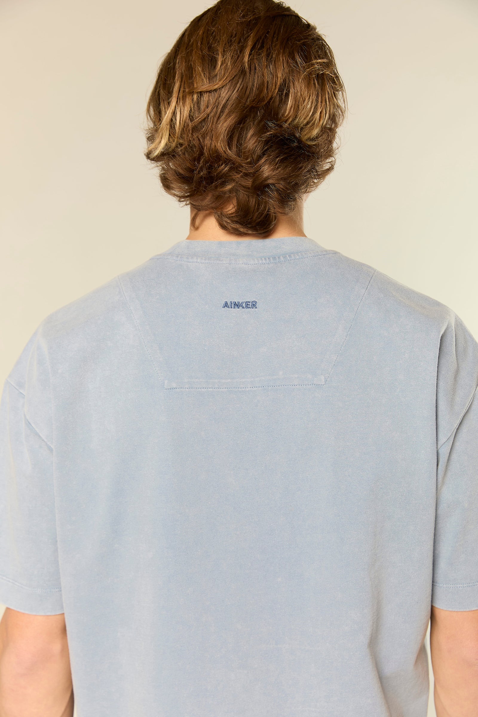 חולצה קצרה Cotton Wash 856 L.Blue
