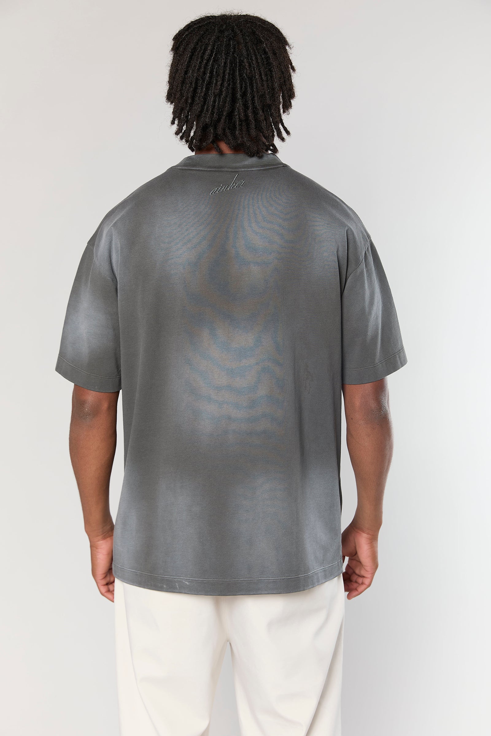 חולצה קצרה Cotton Wash 811 D.Gray