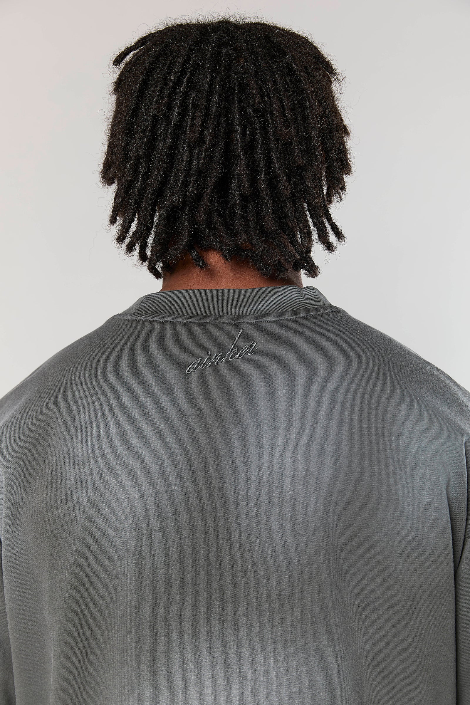 חולצה קצרה Cotton Wash 811 D.Gray