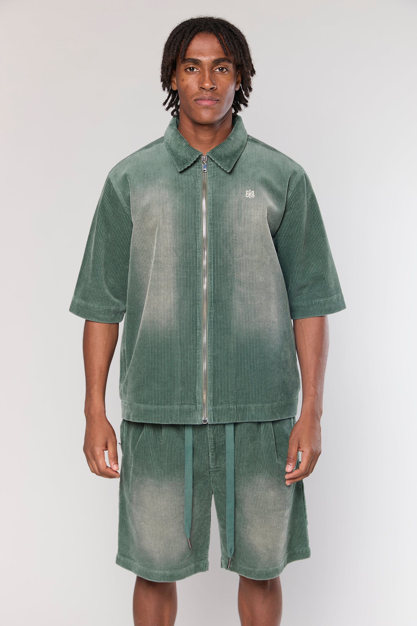 ז'קט Wash Corduroy 708 Olive