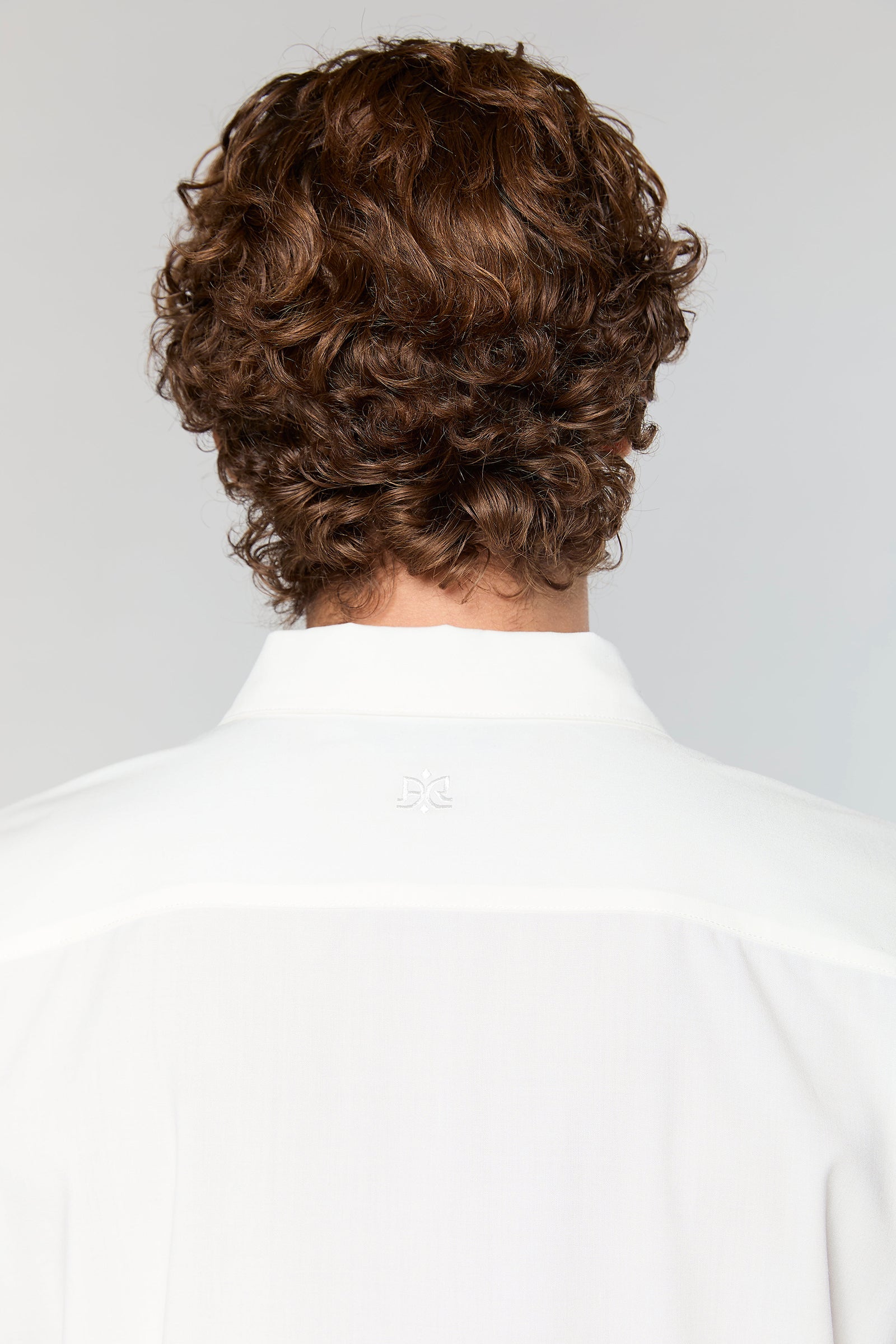 חולצה מכופתרת Wool Blend White 778 Zipper