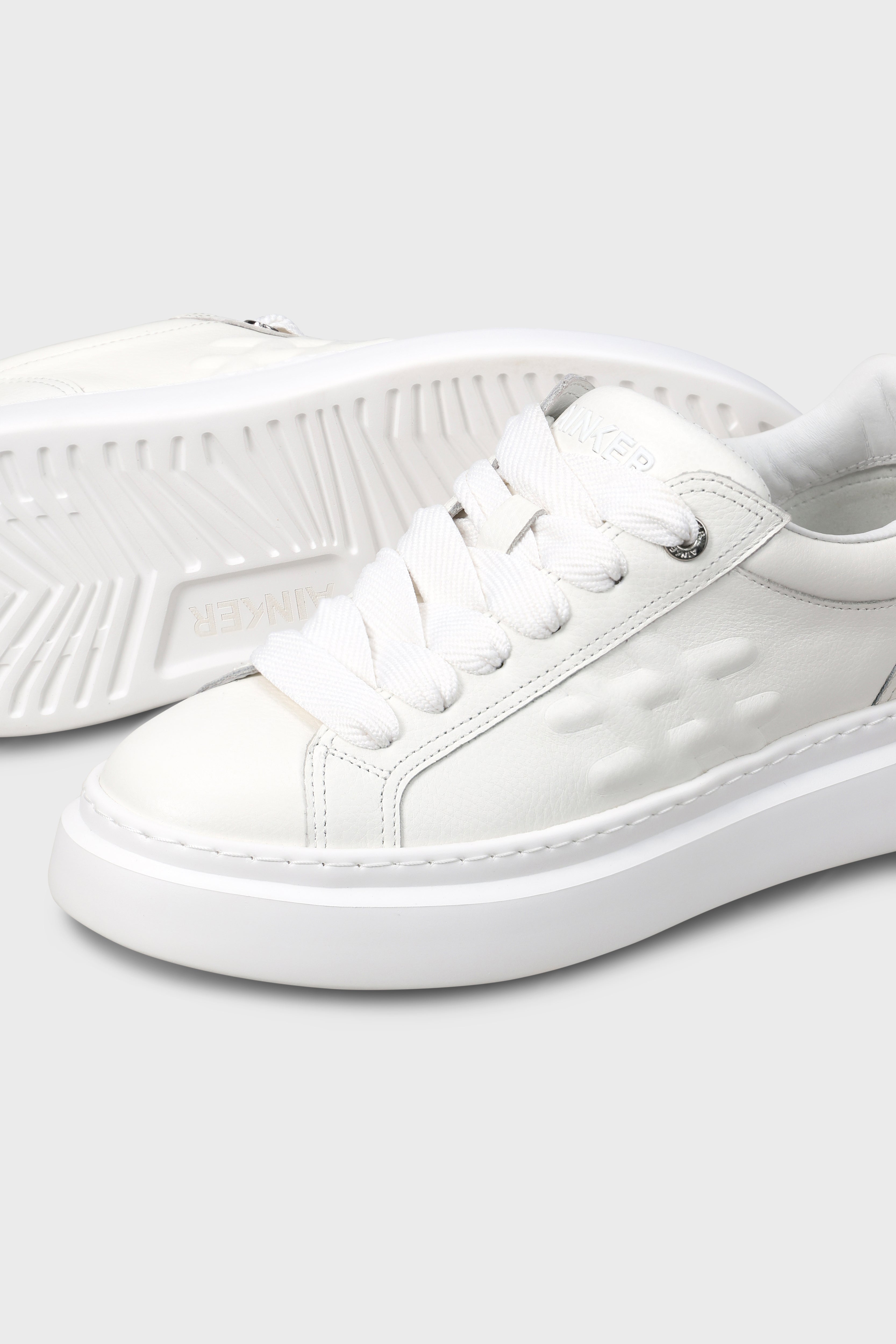 סניקרס Drop Line White Leather