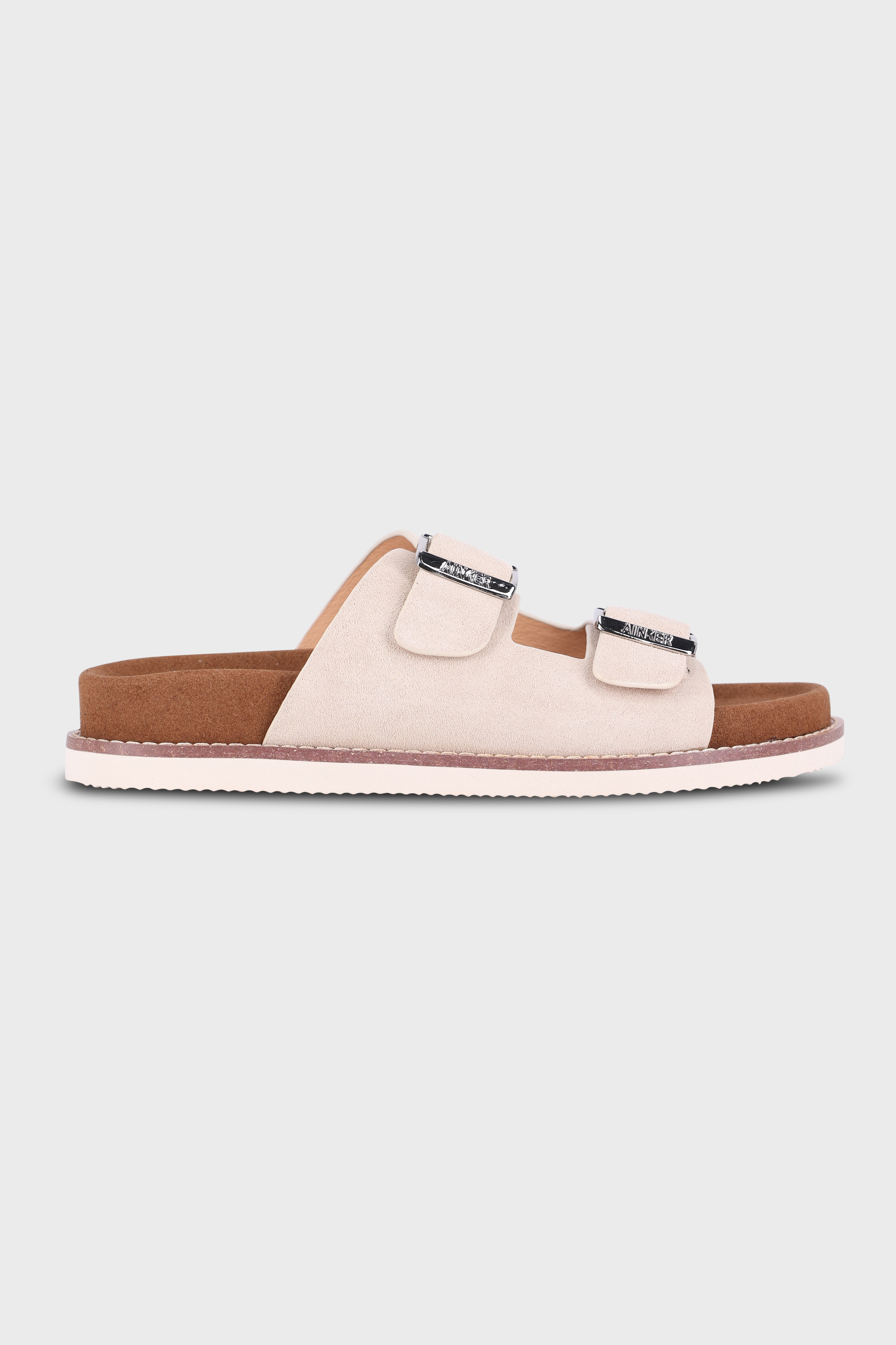 נעליים Ascot Off-White Suede