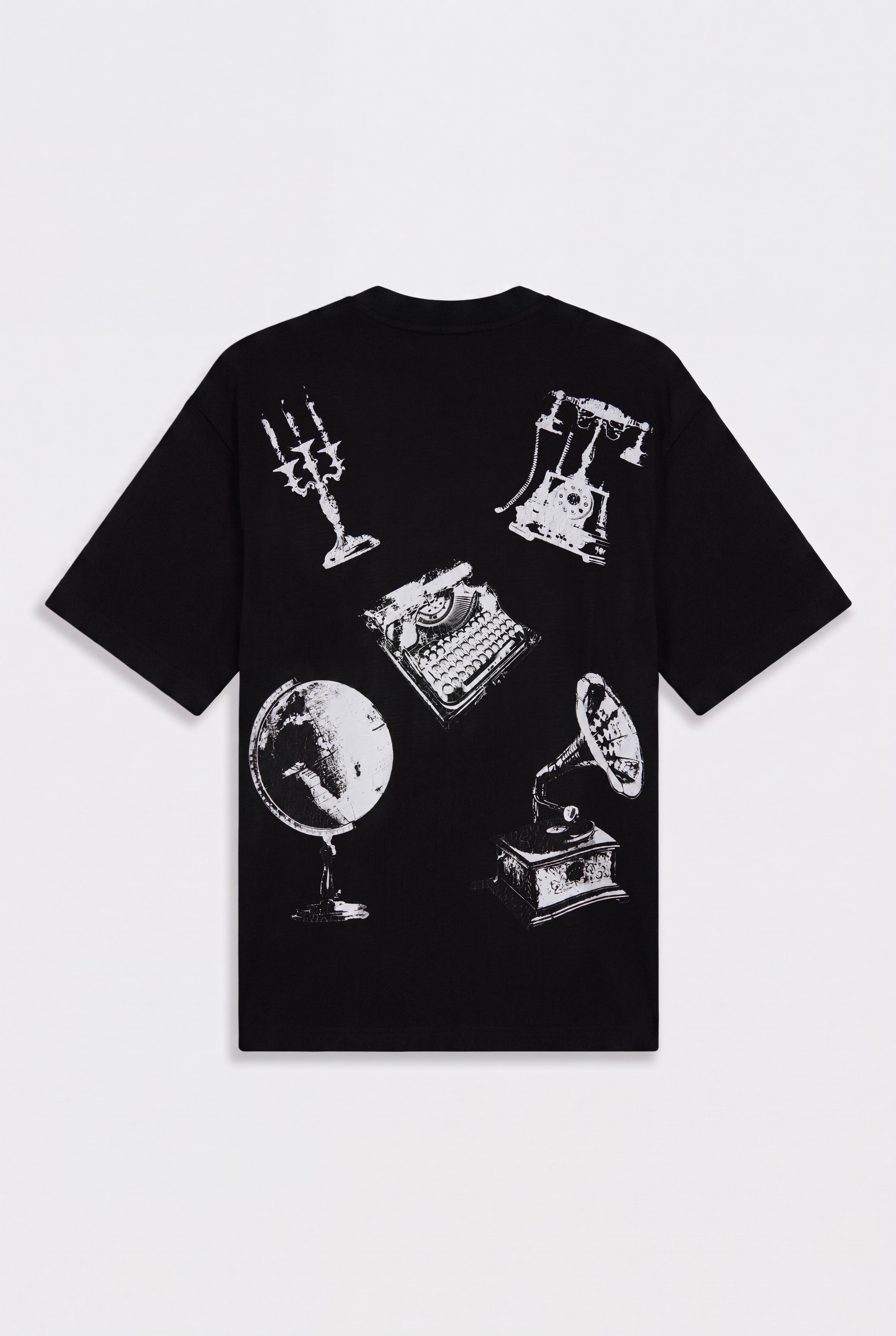 חולצה קצרה Cotton 1146 Black