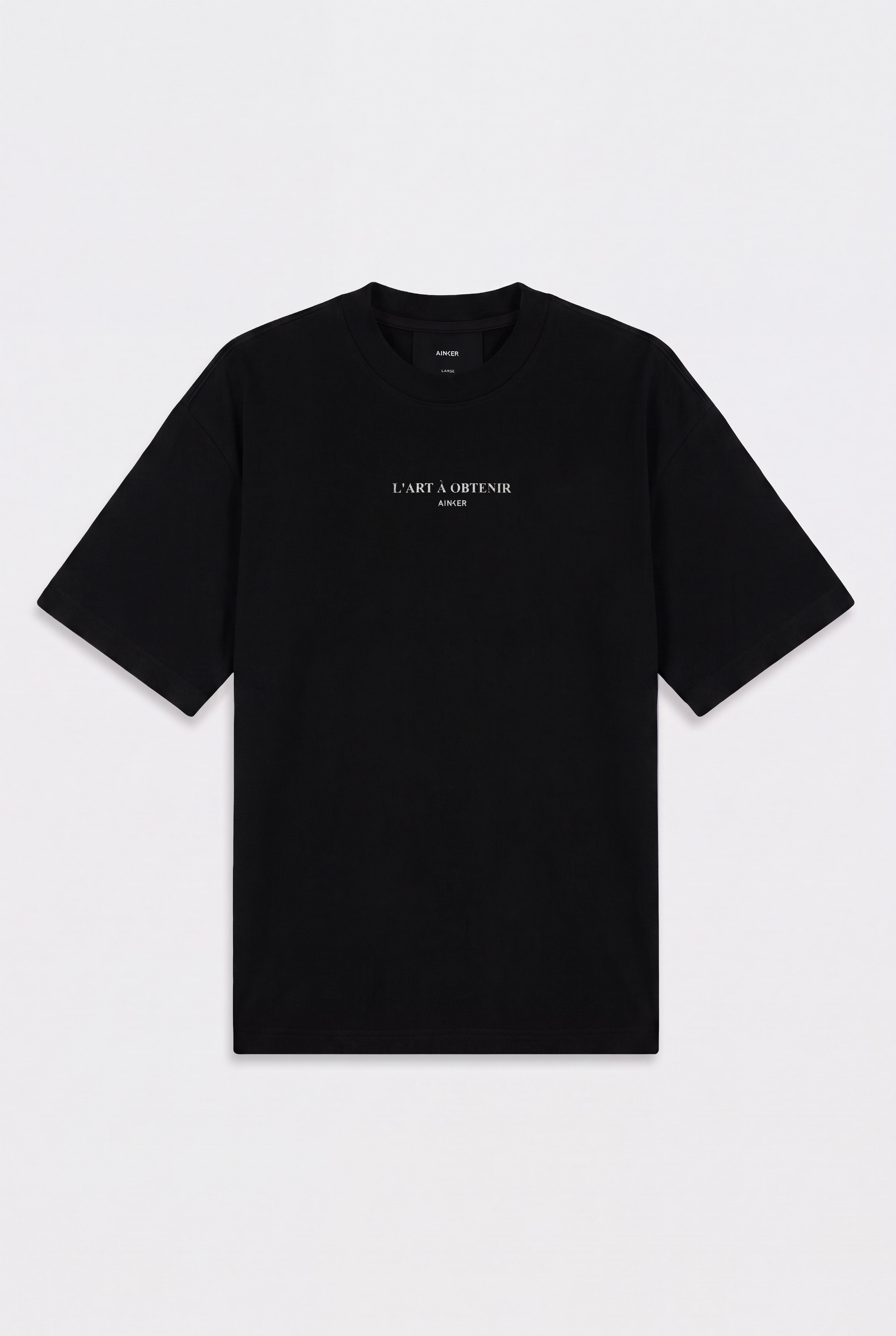 חולצה קצרה Cotton 1146 Black