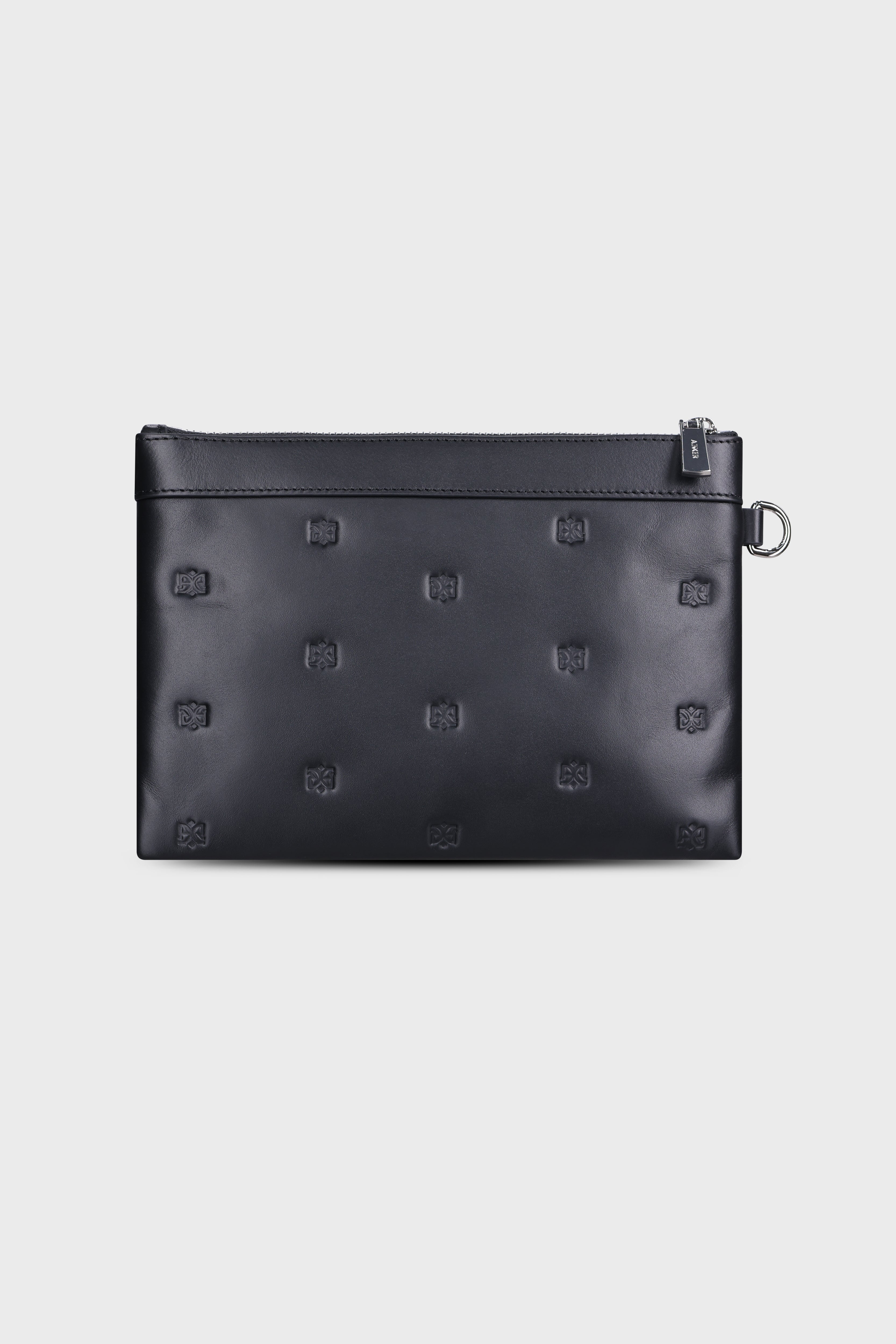 תיק Black Logo 815 Clutch Leather