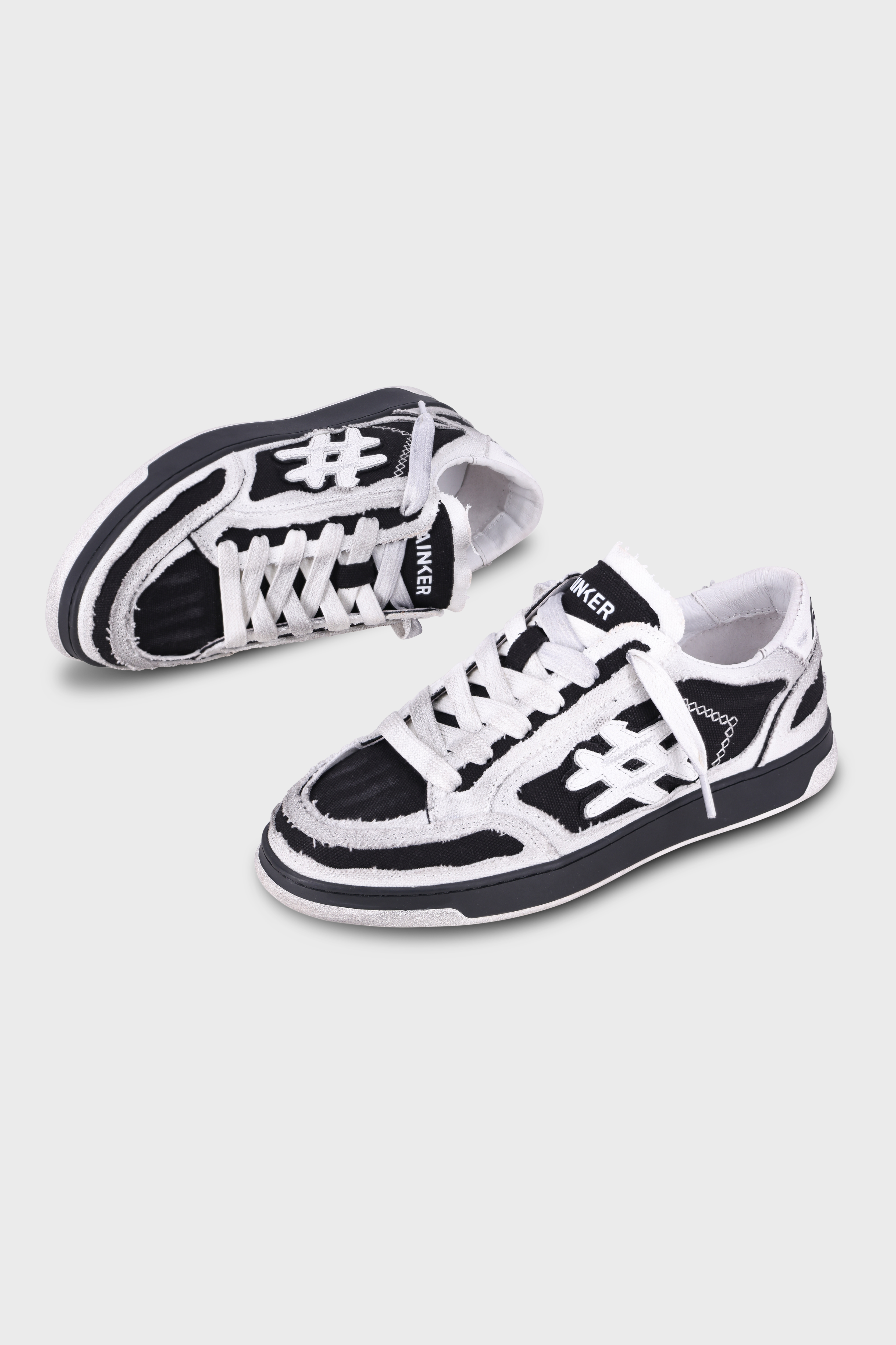 סניקרס Lay Up Canvas Black White