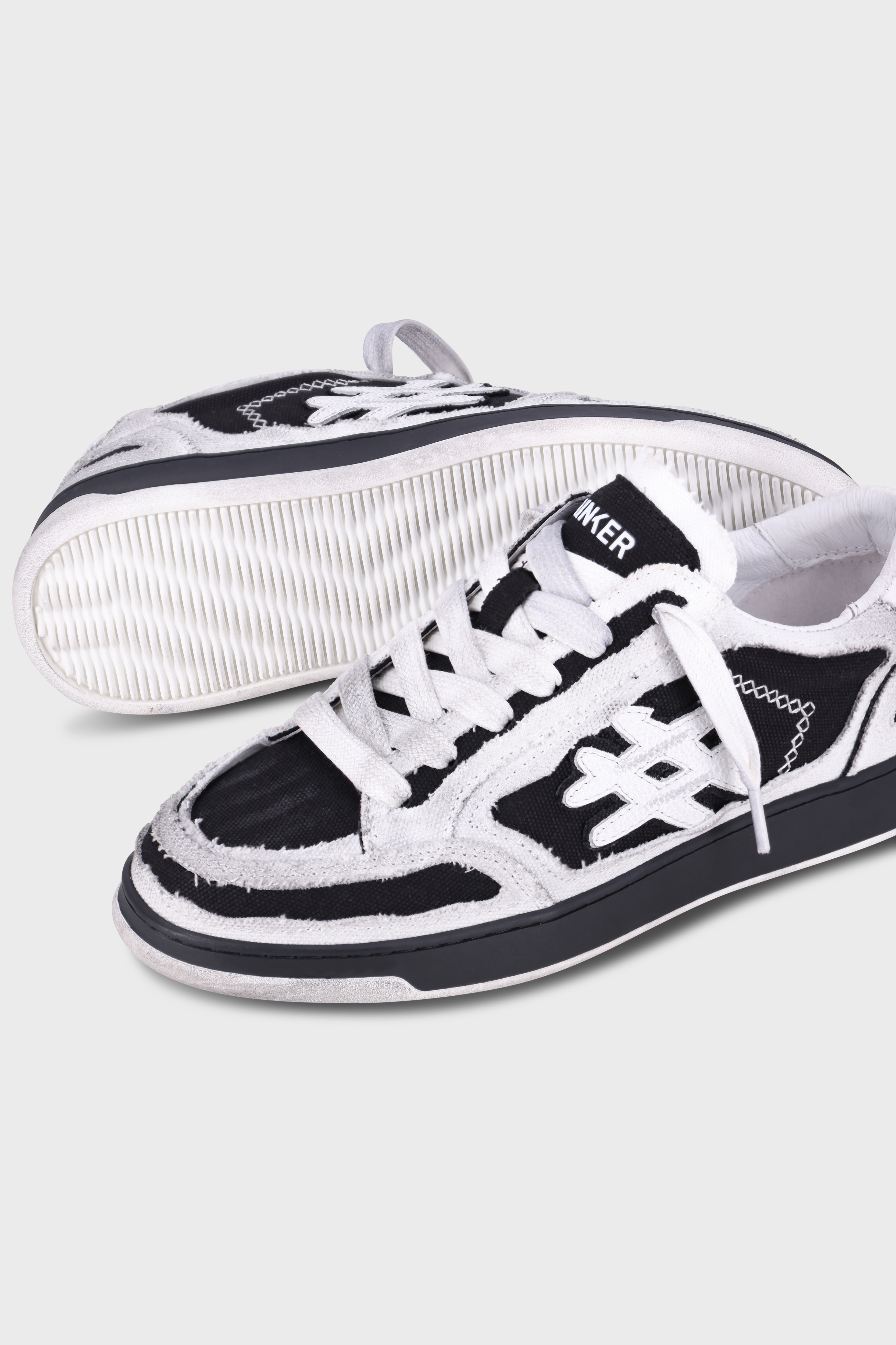 סניקרס Lay Up Canvas Black White