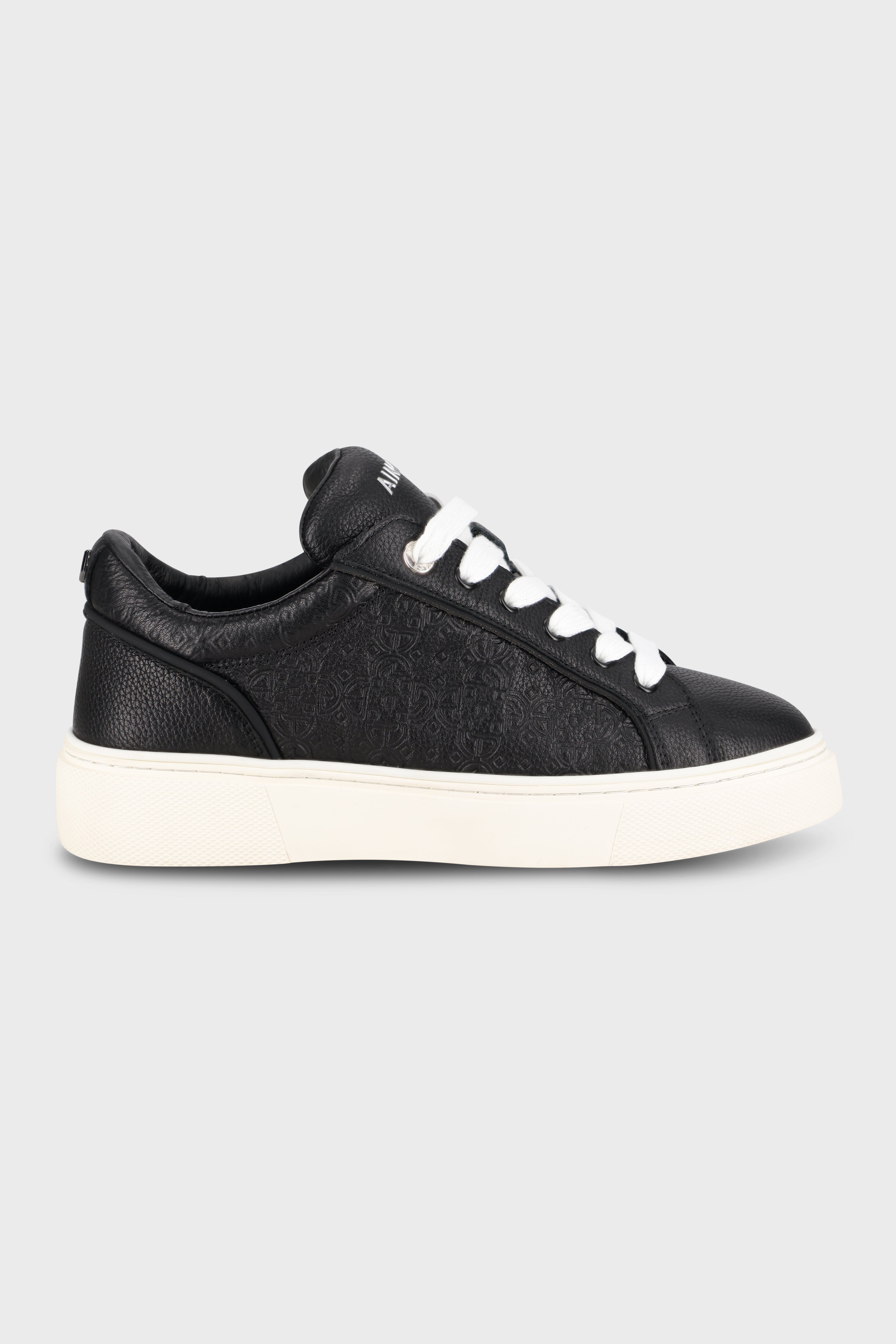 סניקרס Pivot White Black Leather