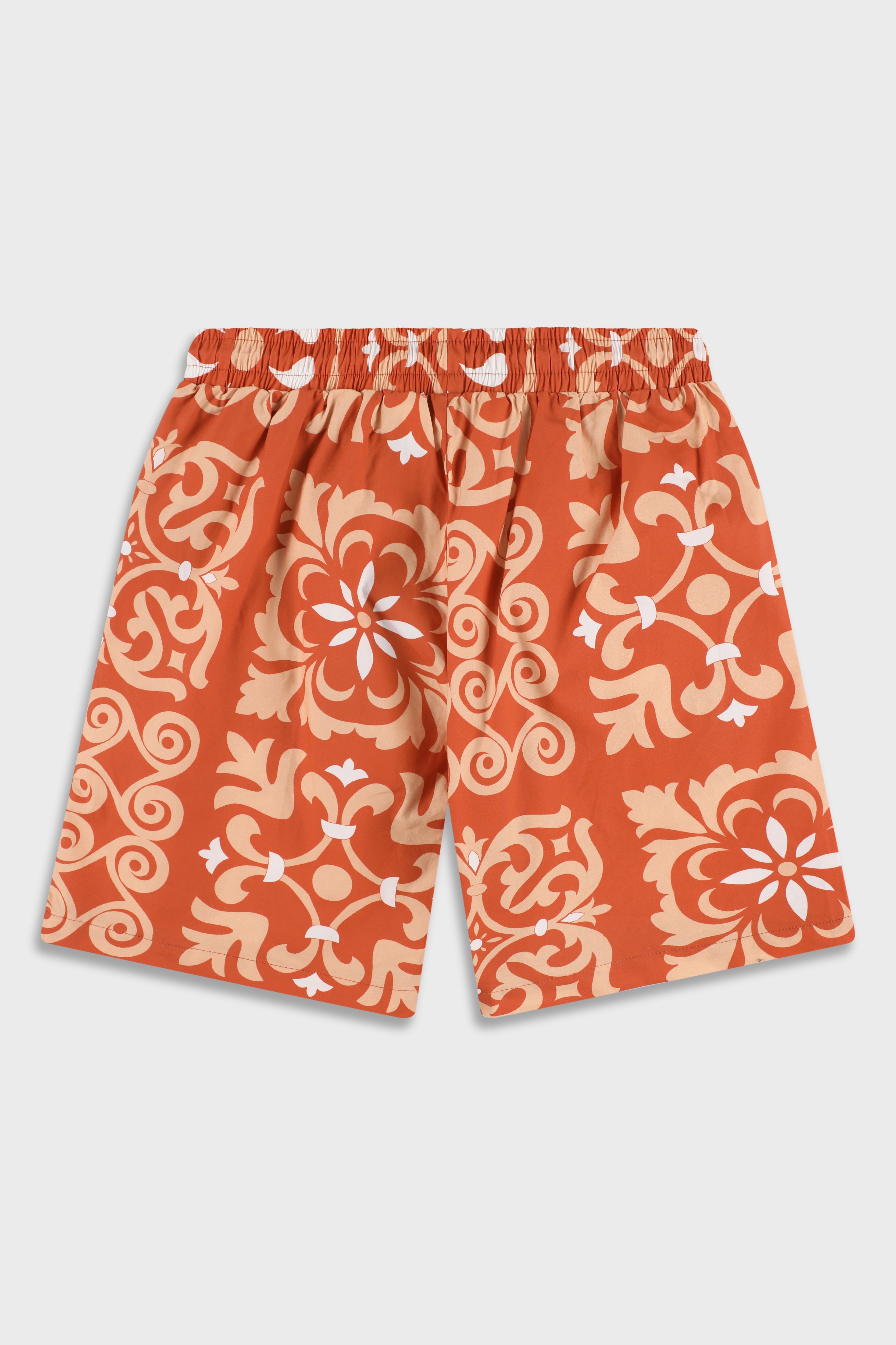 מכנס קצר Cotton Poplin 840 Terracotta