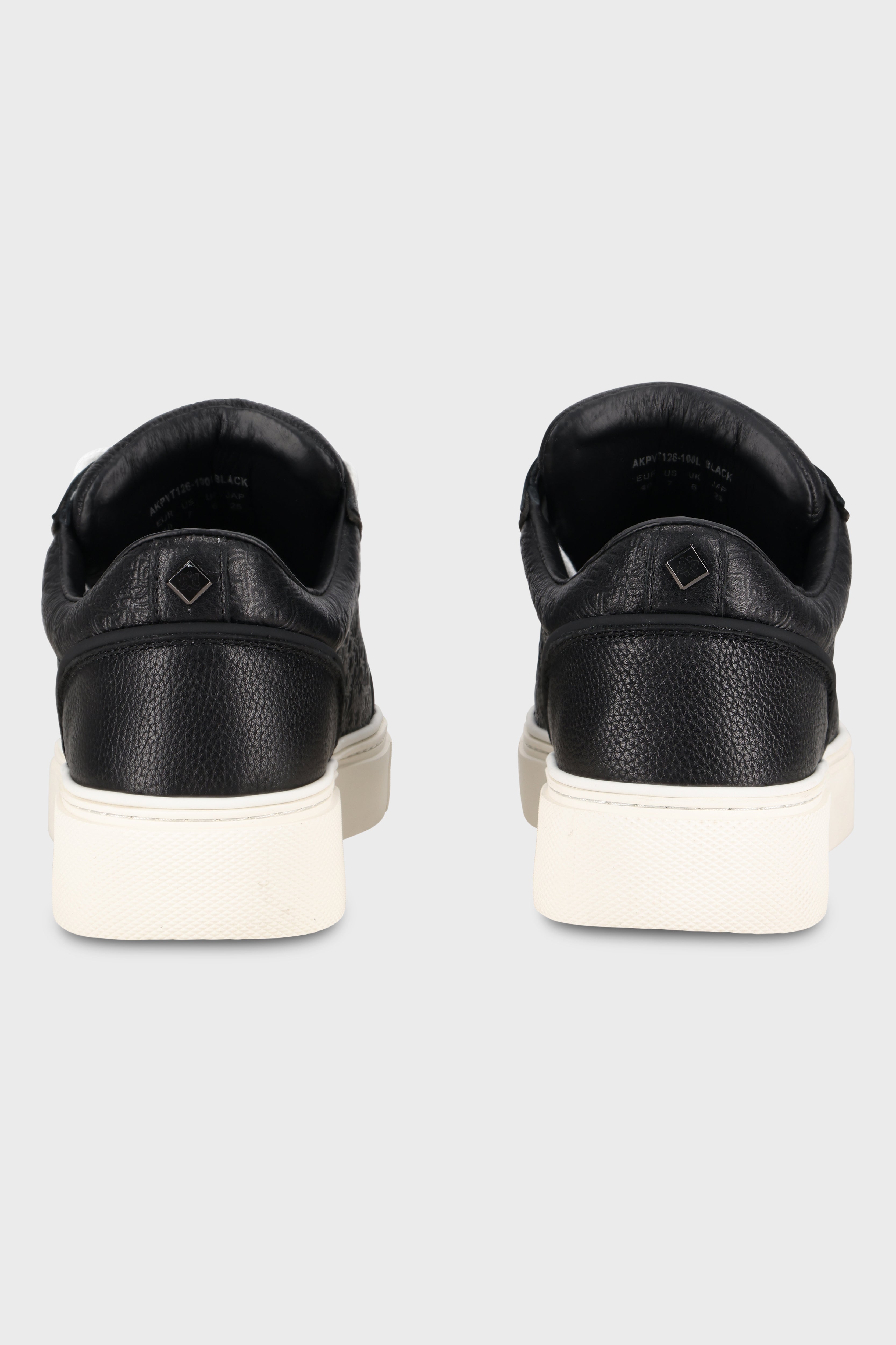 סניקרס Pivot White Black Leather