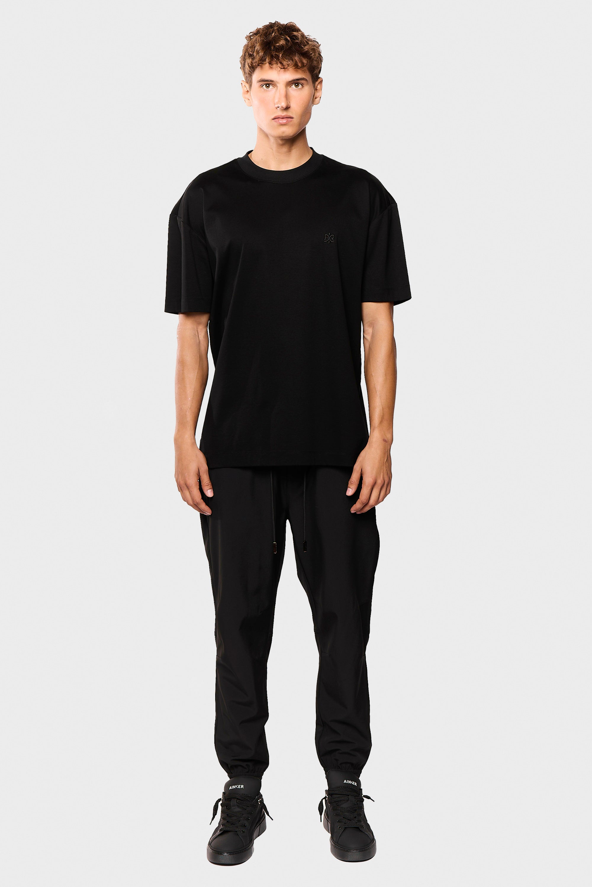 חולצת טישרט מרסריז 597 שחורה - Ainker