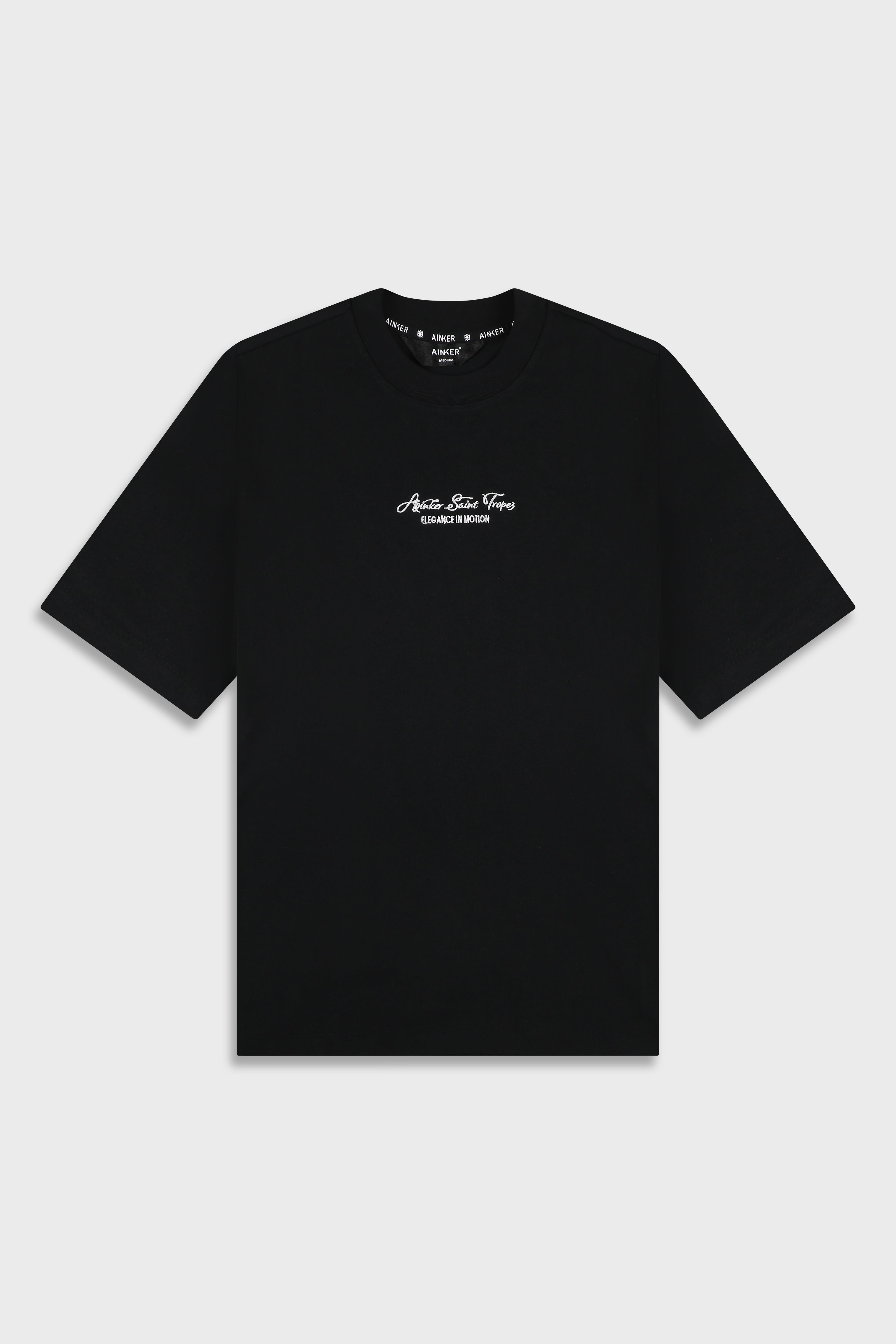 חולצה קצרה Cotton 729 Black
