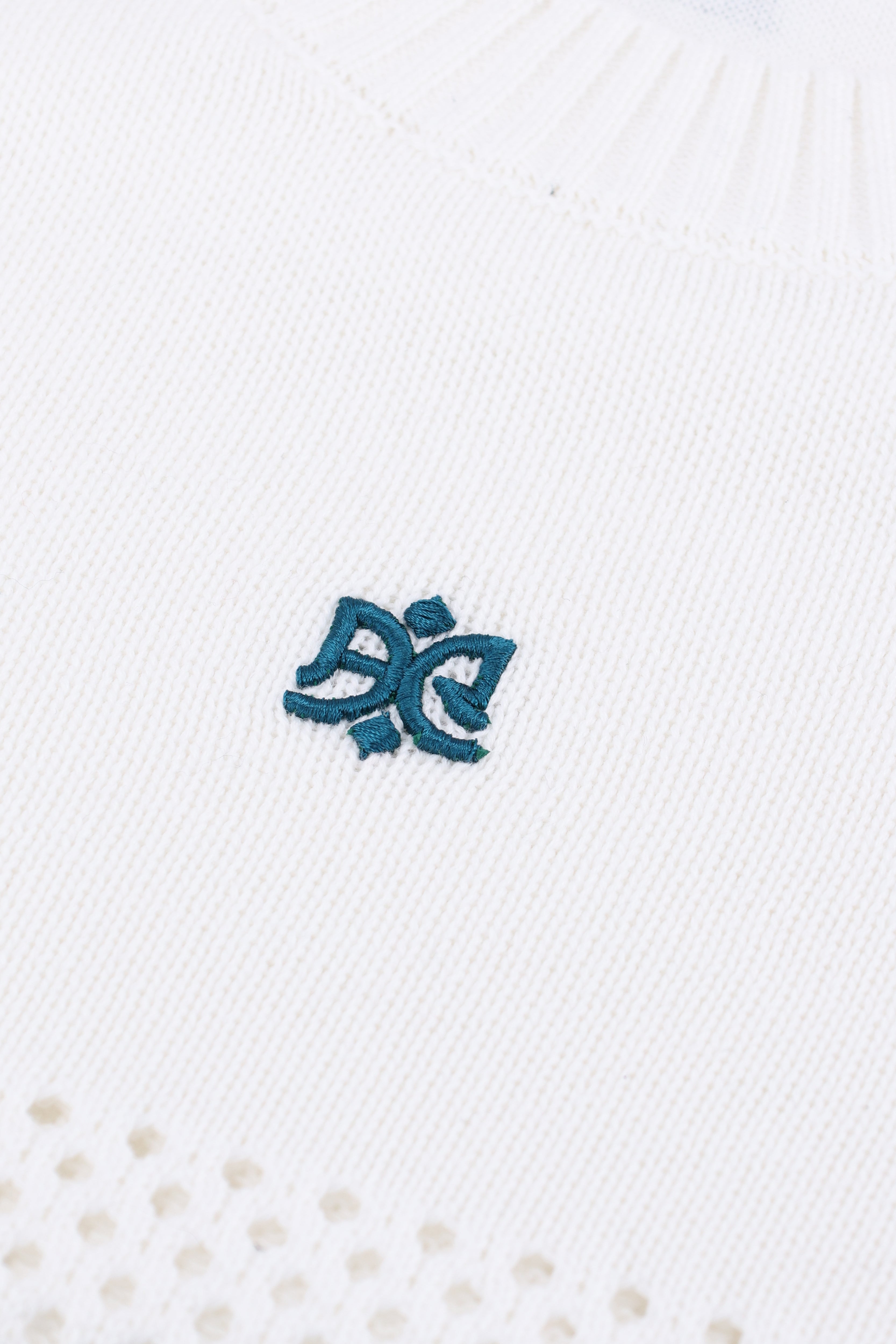 חולצה קצרה White Mesh 804