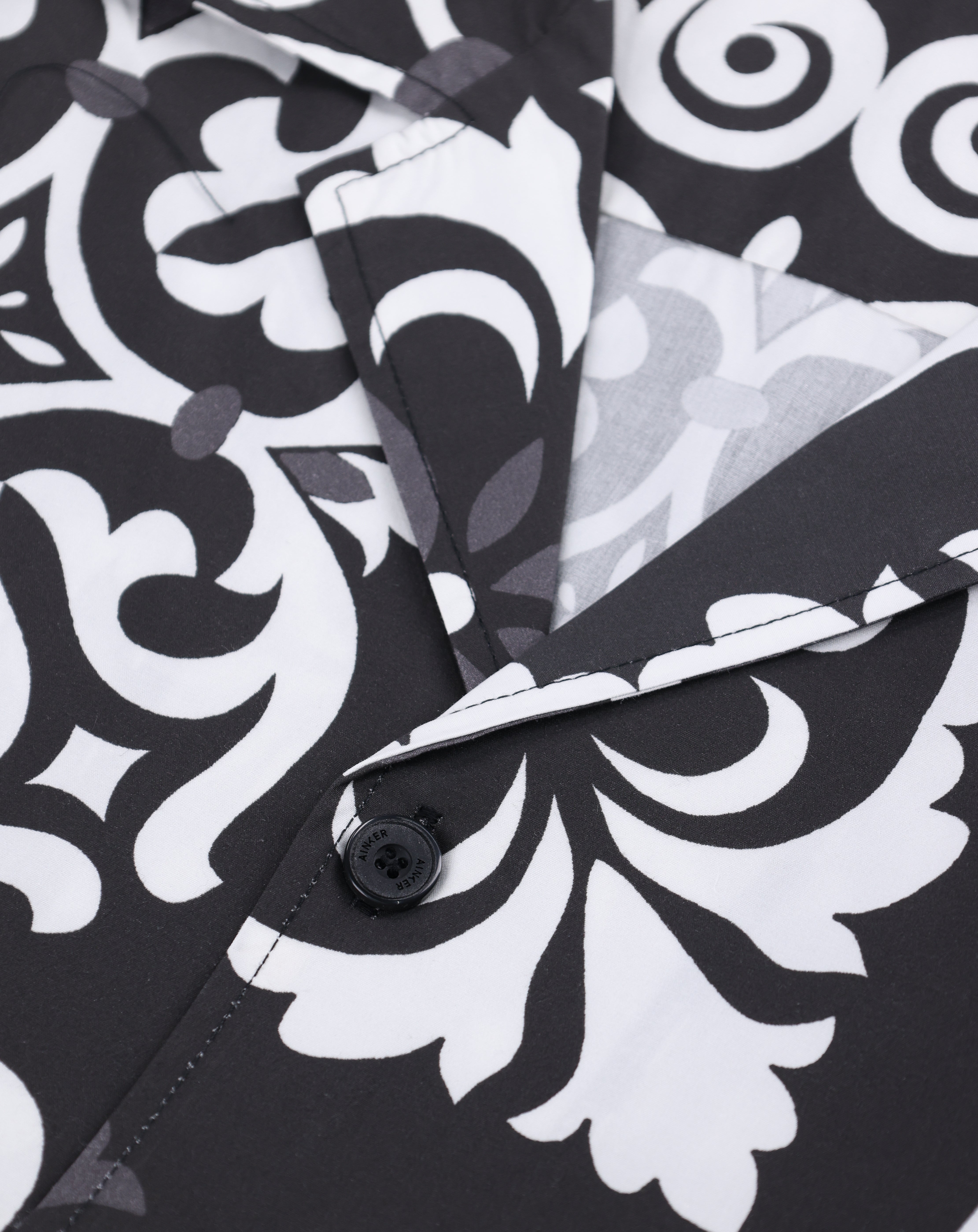 חולצה מכופתרת Cotton Poplin 840 Black